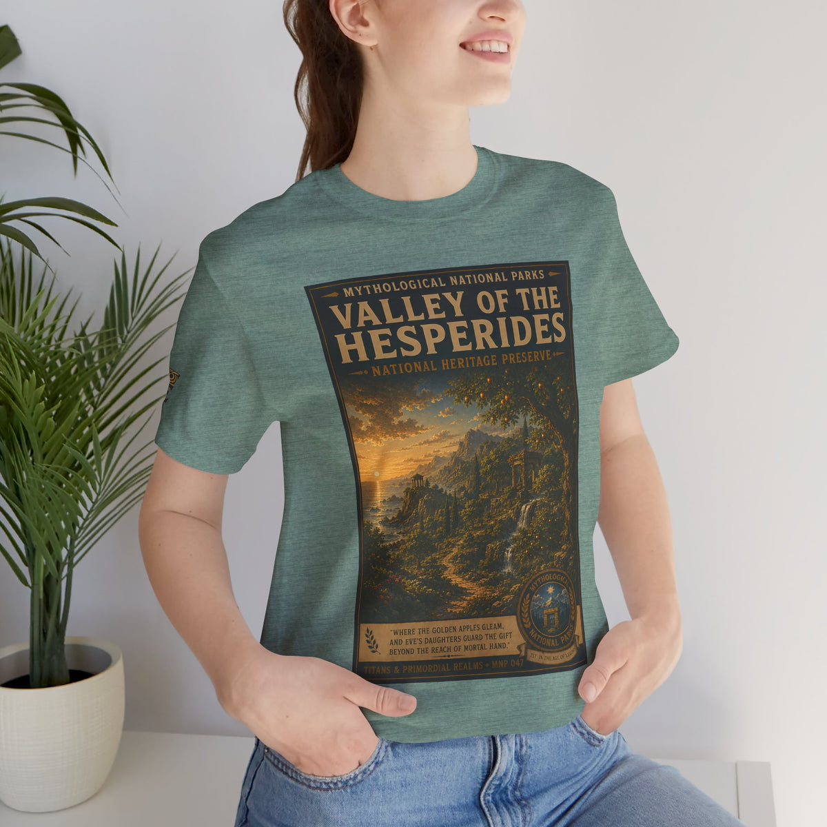 Mythological National Parks COLLECTION V- #047-050 TITANS & PRIMORDIAL REALMS | Vintage nature poster Tee | Mythological National Parks graphic shirt