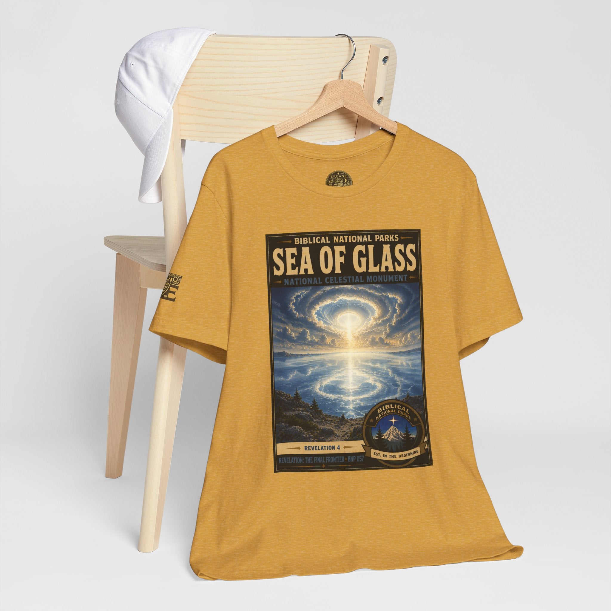 Biblical National Parks Collection X- #057/061 - Revelation: The Final Frontier | Revelation 4 | Vintage nature poster Tee | Biblical national parks graphic shirt