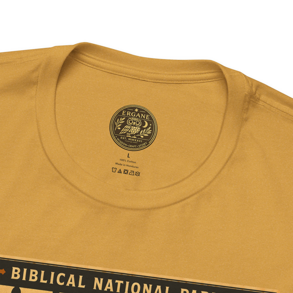 Biblical National Parks Collection III- The Promised Land #016/018 Joshua 6 | Vintage nature poster Tee | Biblical national parks graphic shirt