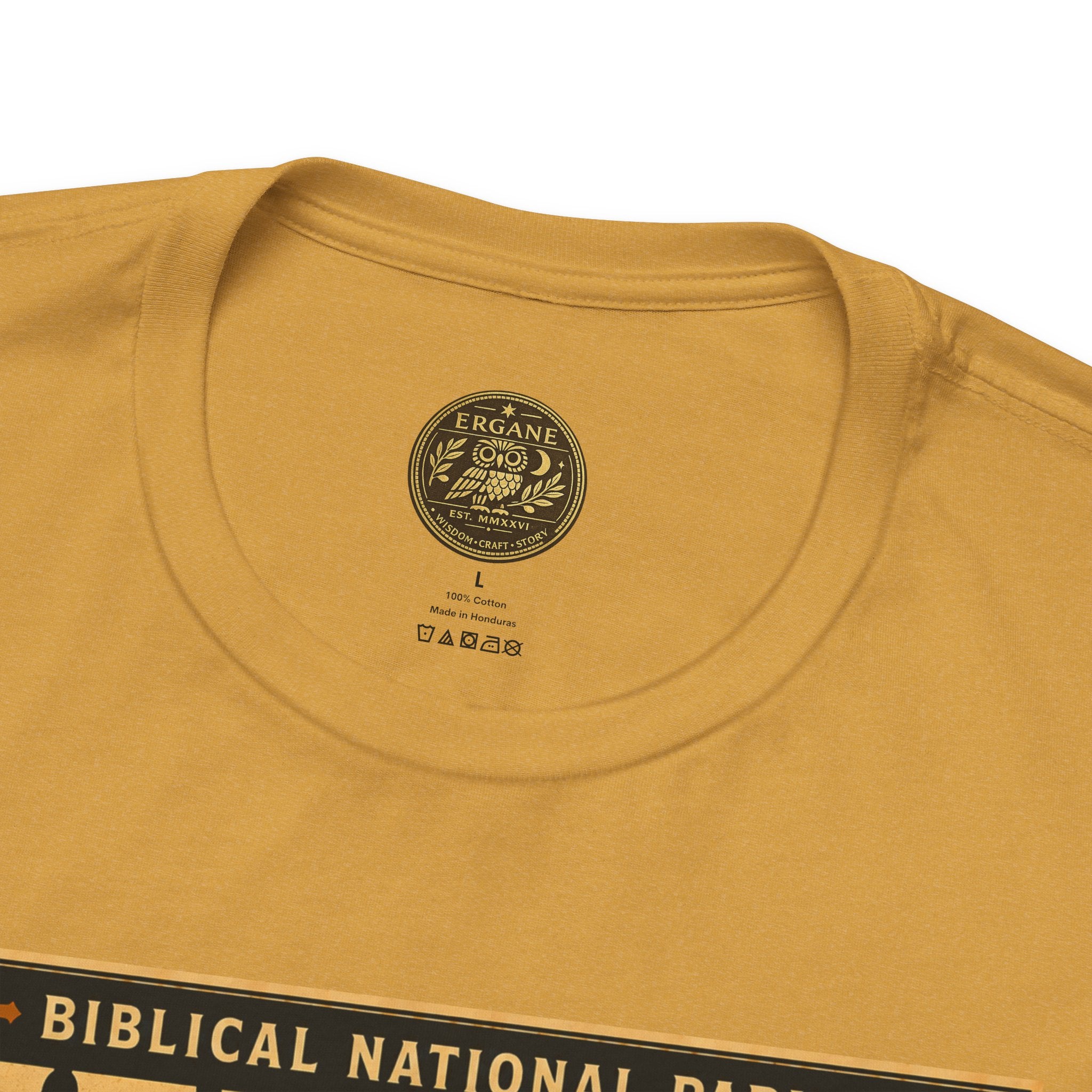 Biblical National Parks Collection III- The Promised Land #016/018 Joshua 6 | Vintage nature poster Tee | Biblical national parks graphic shirt