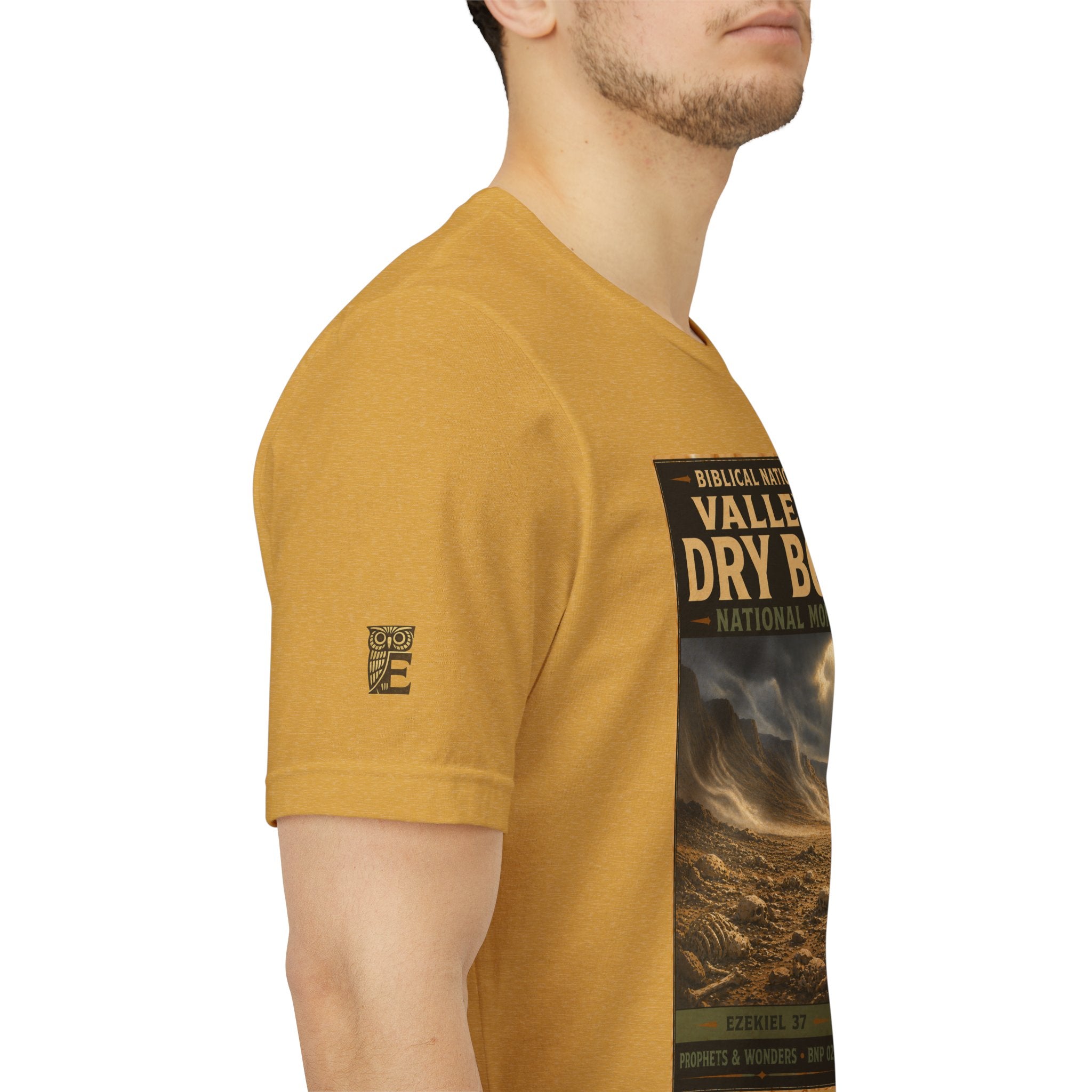 Biblical National Parks Collection V- Prophets & Wonders #026/030 Ezekiel 37  | Vintage nature poster Tee | Biblical national parks graphic shirt