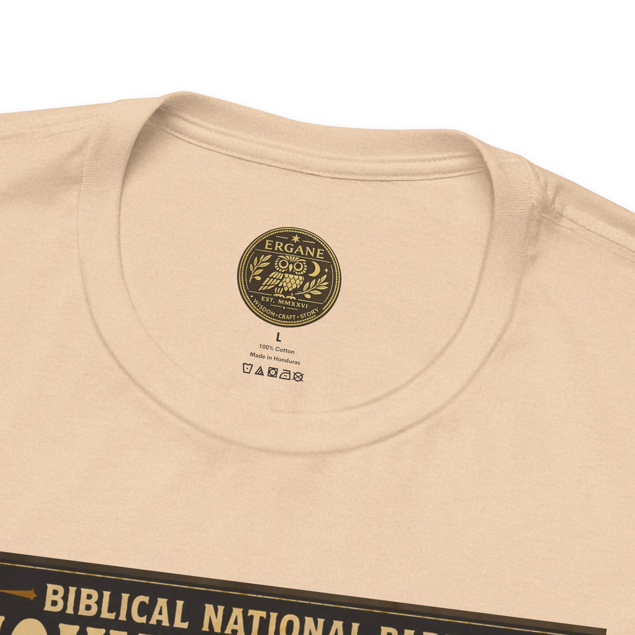 Biblical National Parks Collection VII- The Holy Week #036/041 | Matthew 21 - Luke 19 | Vintage nature poster Tee | Biblical national parks graphic shirt