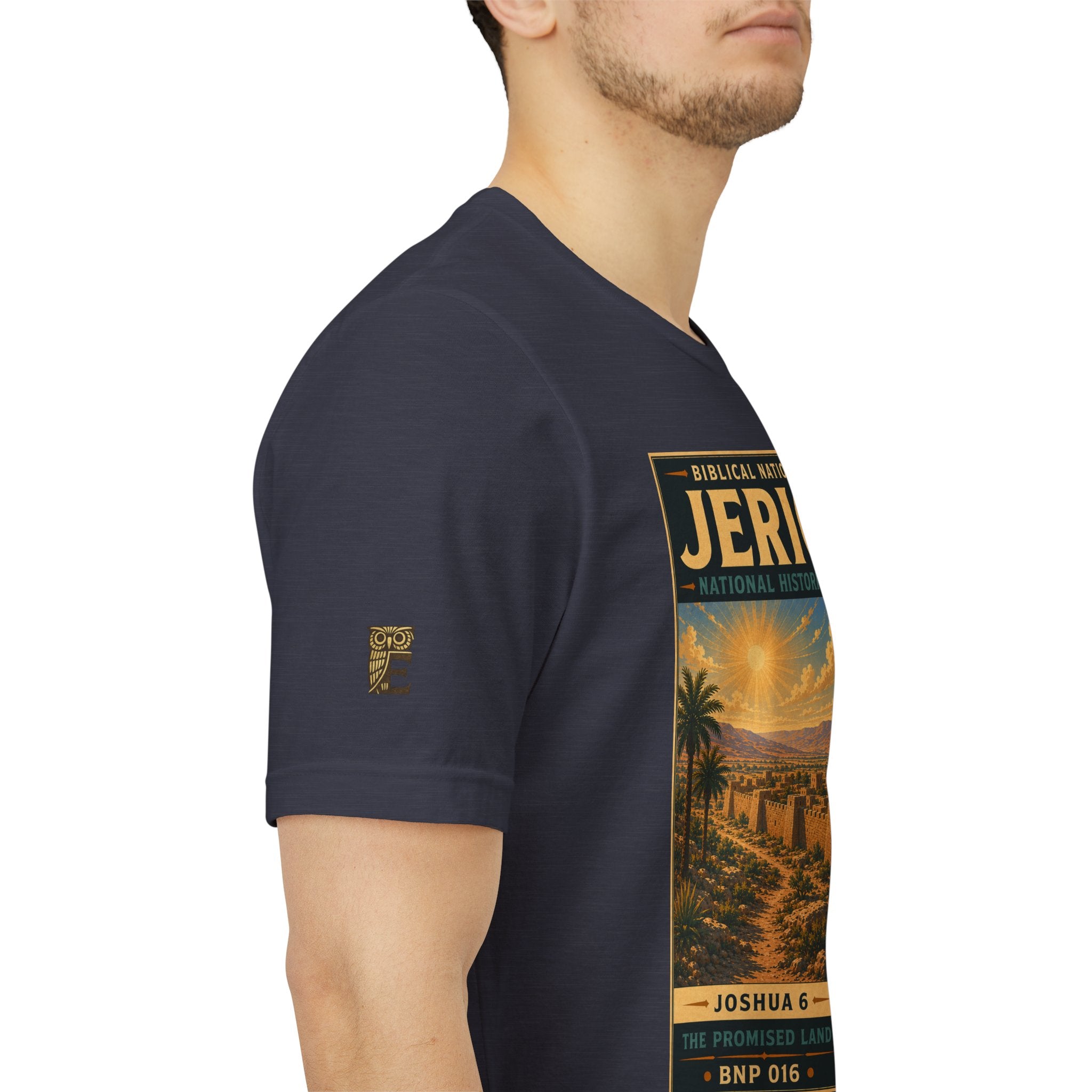 Biblical National Parks Collection III- The Promised Land #016/018 Joshua 6 | Vintage nature poster Tee | Biblical national parks graphic shirt