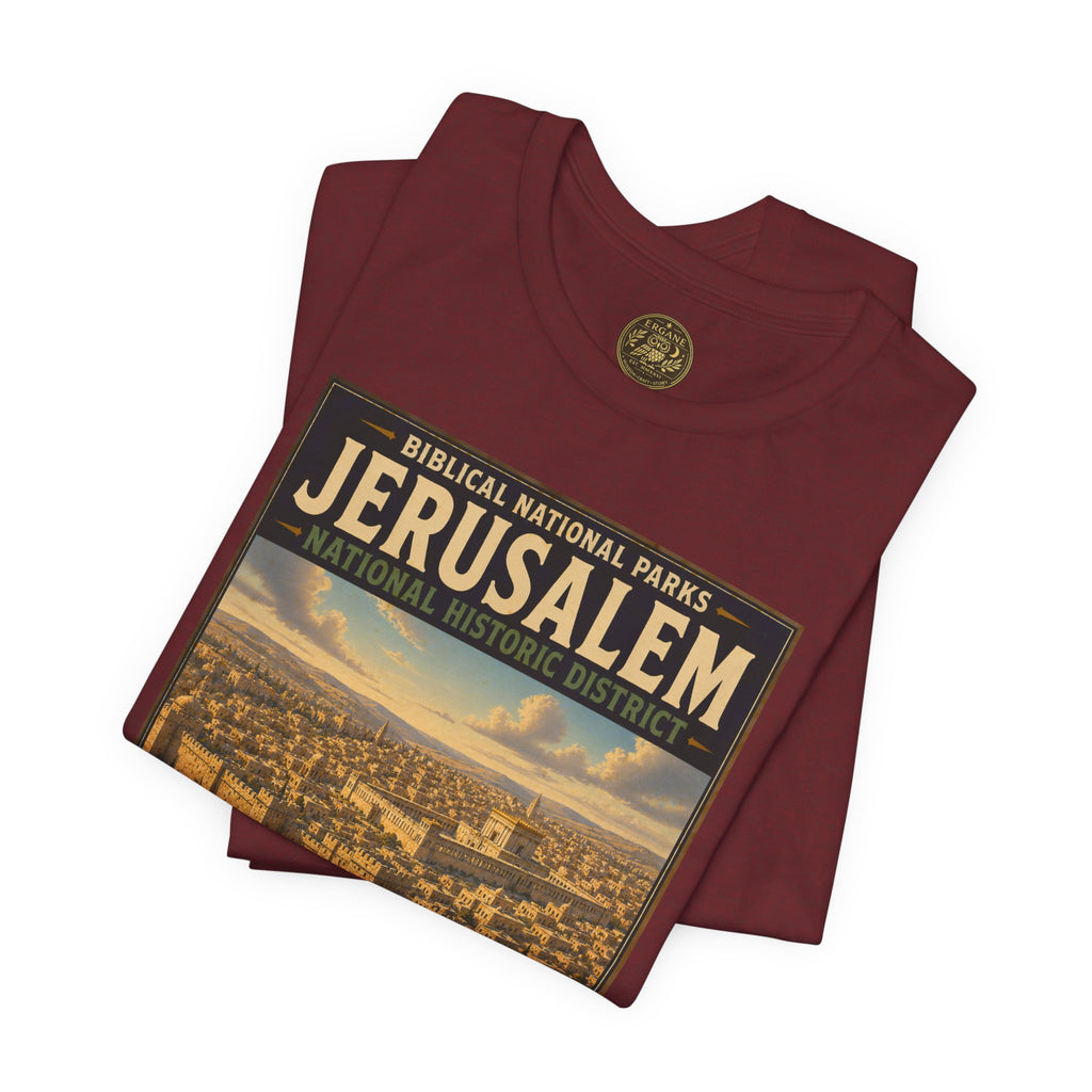 Biblical National Parks Collection VII- The Holy Week #037/041 | Matthew 21-23 | Vintage nature poster Tee | Biblical national parks graphic shirt