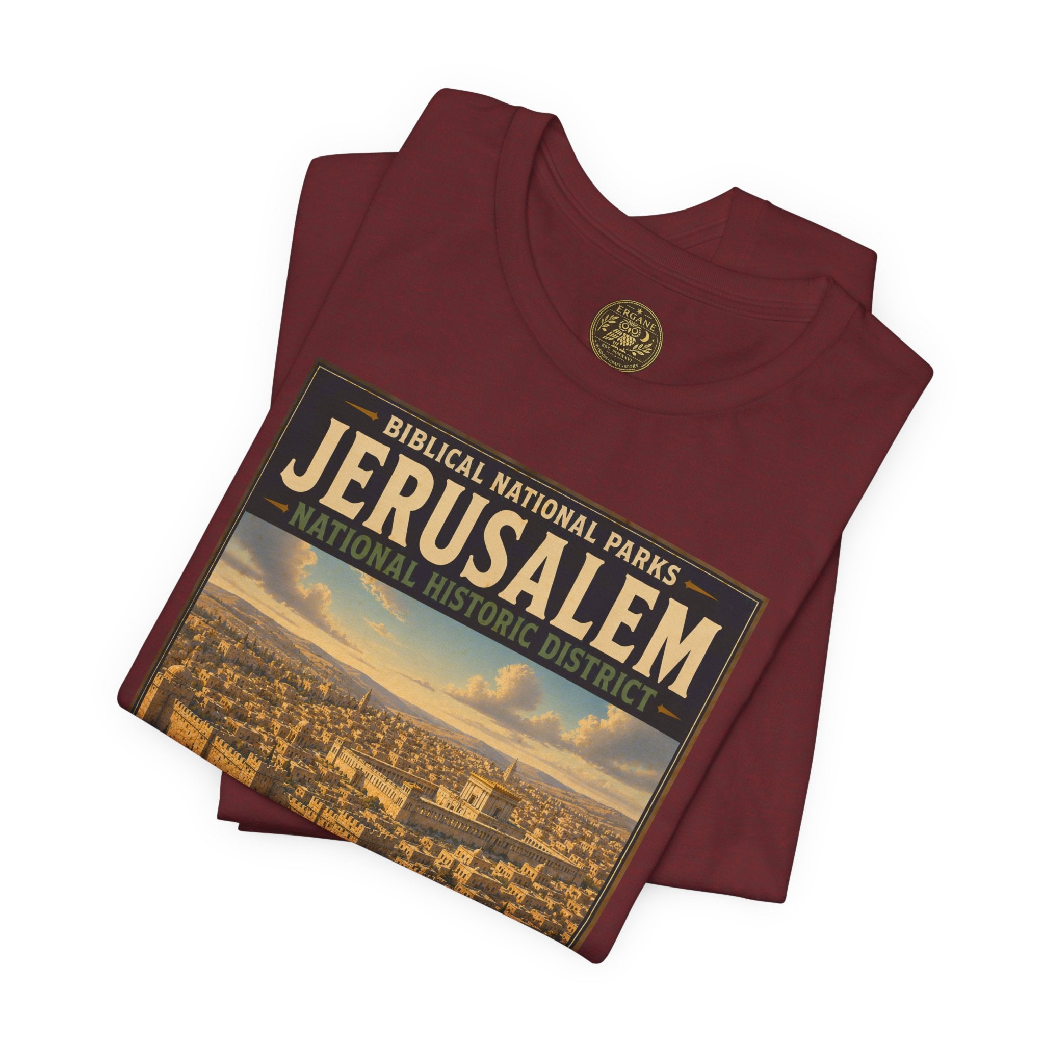 Biblical National Parks Collection VII- The Holy Week #037/041 | Matthew 21-23 | Vintage nature poster Tee | Biblical national parks graphic shirt