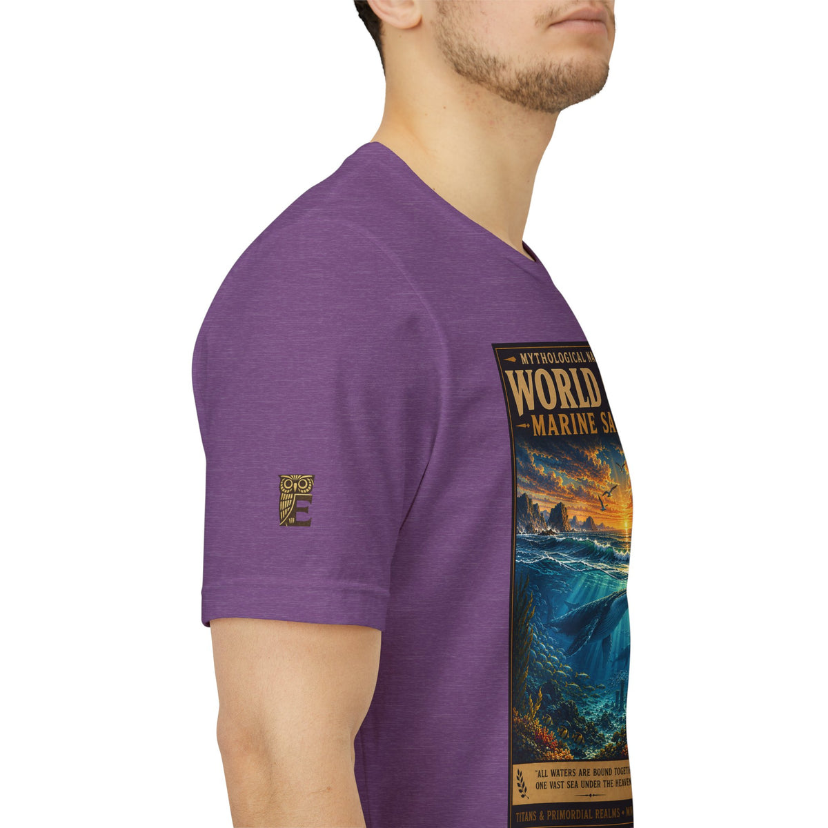 Mythological National Parks COLLECTION V- #050-050 TITANS & PRIMORDIAL REALMS | Vintage nature poster Tee | Mythological National Parks graphic shirt