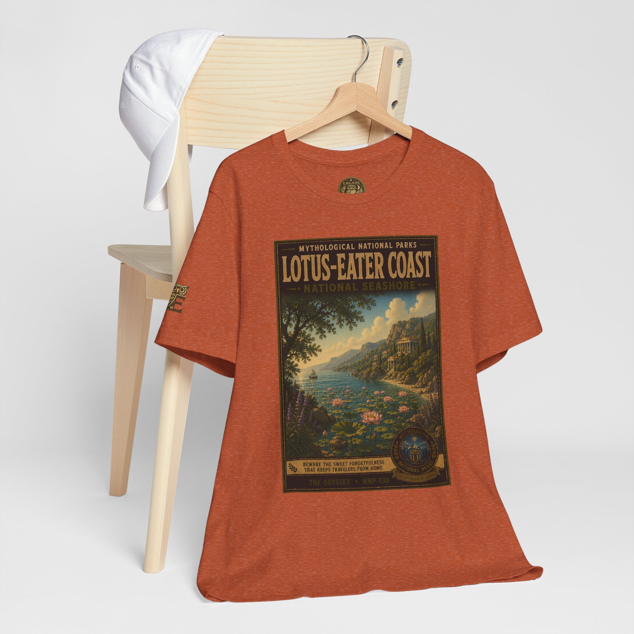 Mythological National Parks Collection IV- #030-038 - THE ODYSSEY | Vintage nature poster Tee | Mythological National Parks graphic shirt