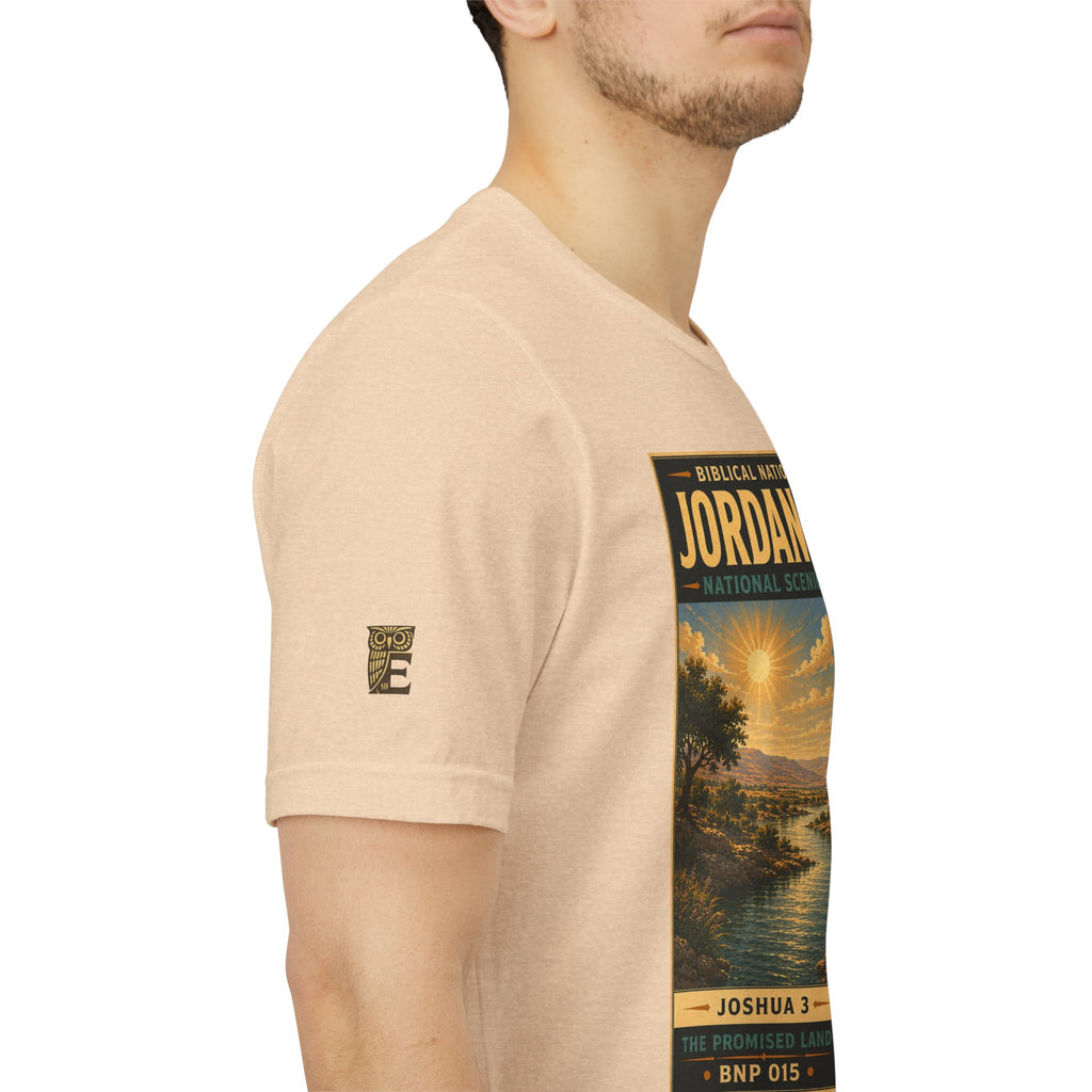 Biblical National Parks Collection III- The Promised Land #015/018 Joshua 3 | Vintage nature poster Tee | Biblical national parks graphic shirt