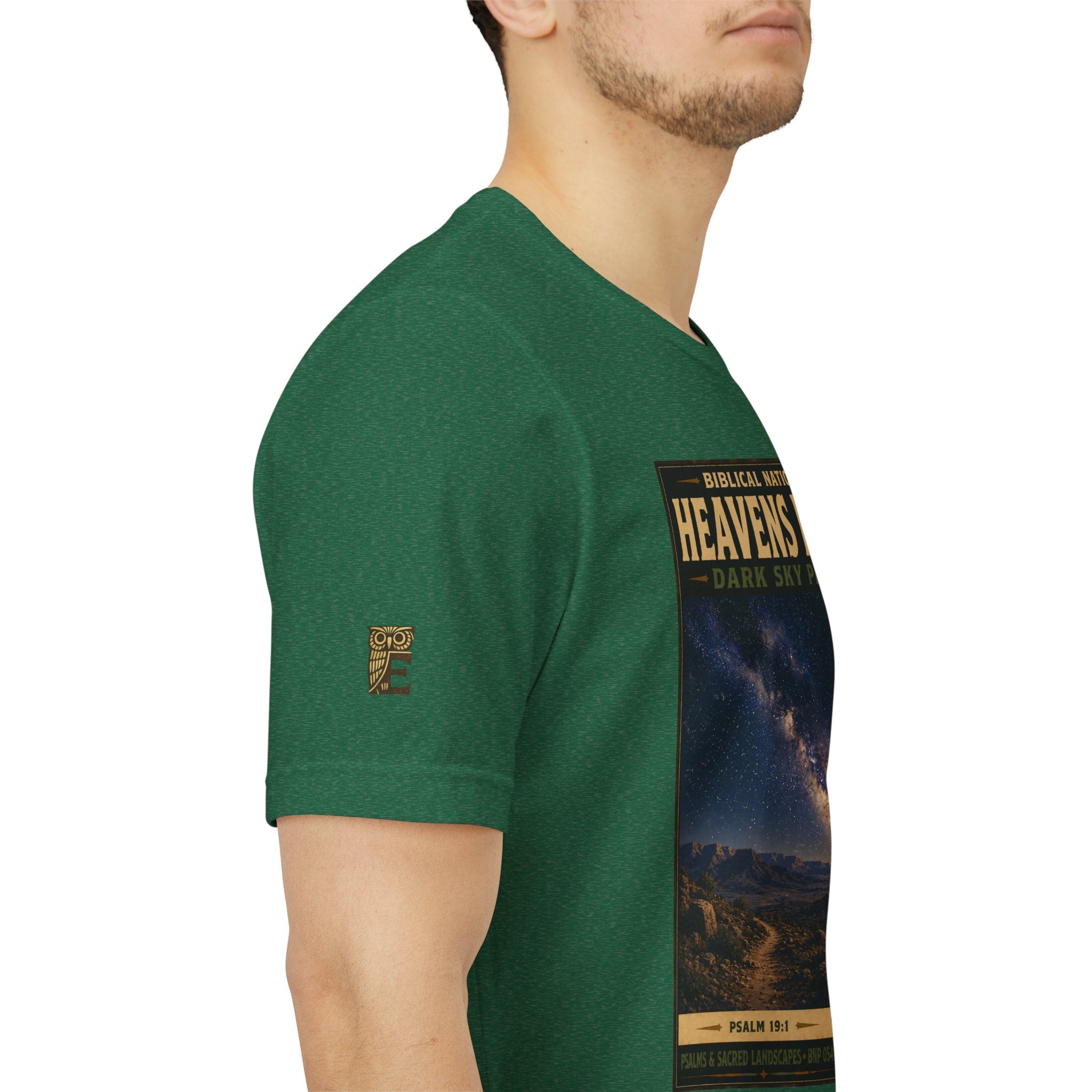 Biblical National Parks Collection IX- #054/054 -Psalms & Sacred Landscapes | Psalm 19:1 | Vintage nature poster Tee | Biblical national parks graphic shirt