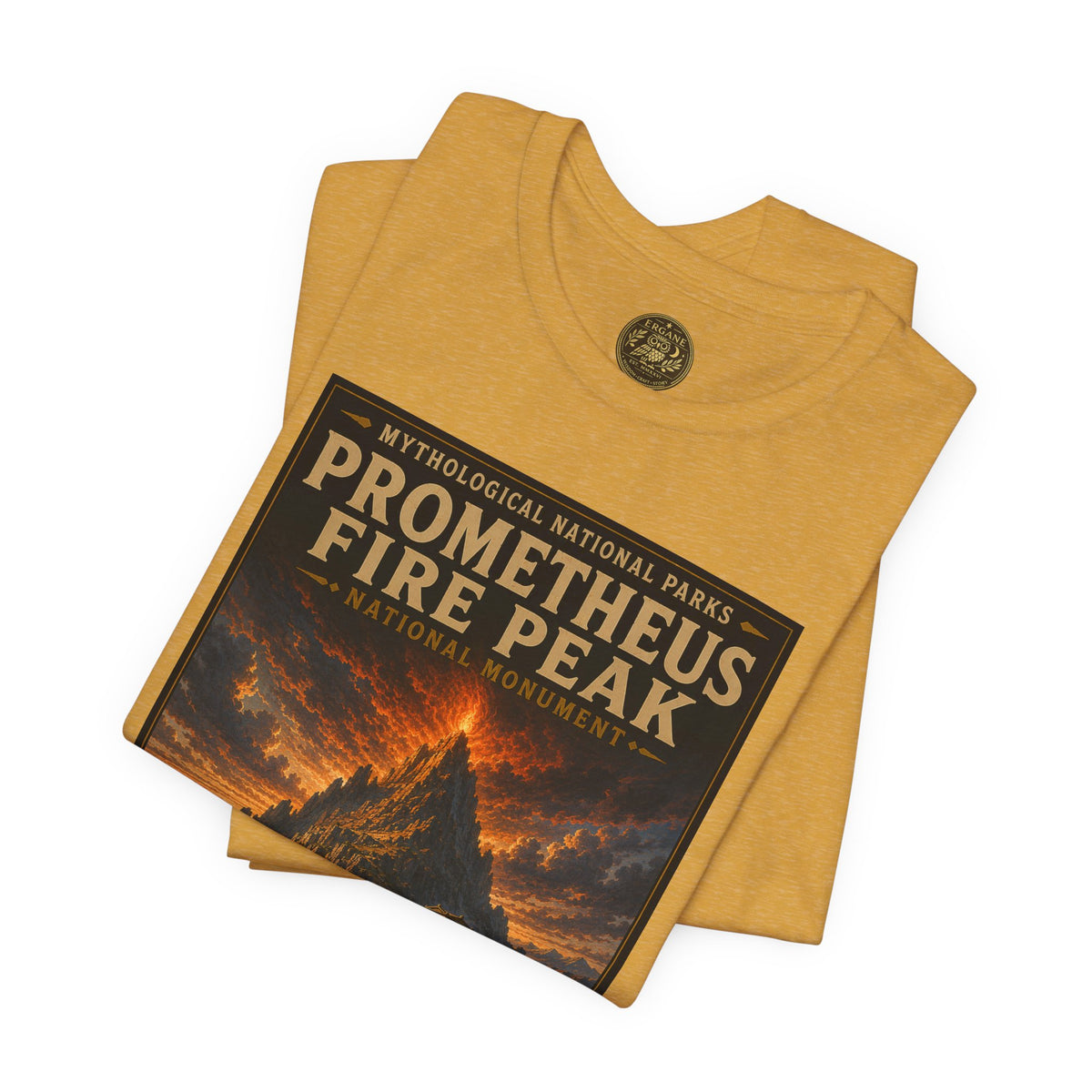 Mythological National Parks COLLECTION V- #045-050 TITANS & PRIMORDIAL REALMS | Vintage nature poster Tee | Mythological National Parks graphic shirt