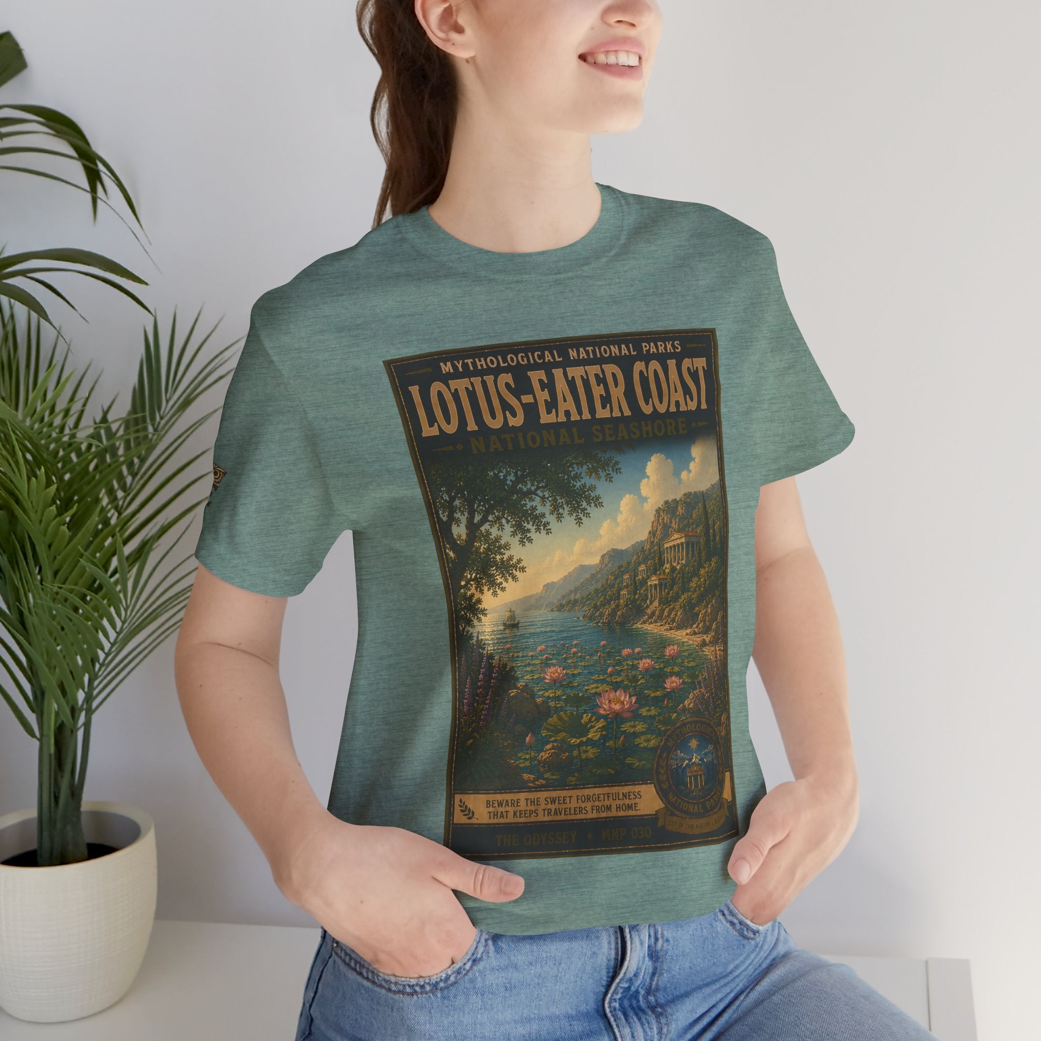 Mythological National Parks Collection IV- #030-038 - THE ODYSSEY | Vintage nature poster Tee | Mythological National Parks graphic shirt
