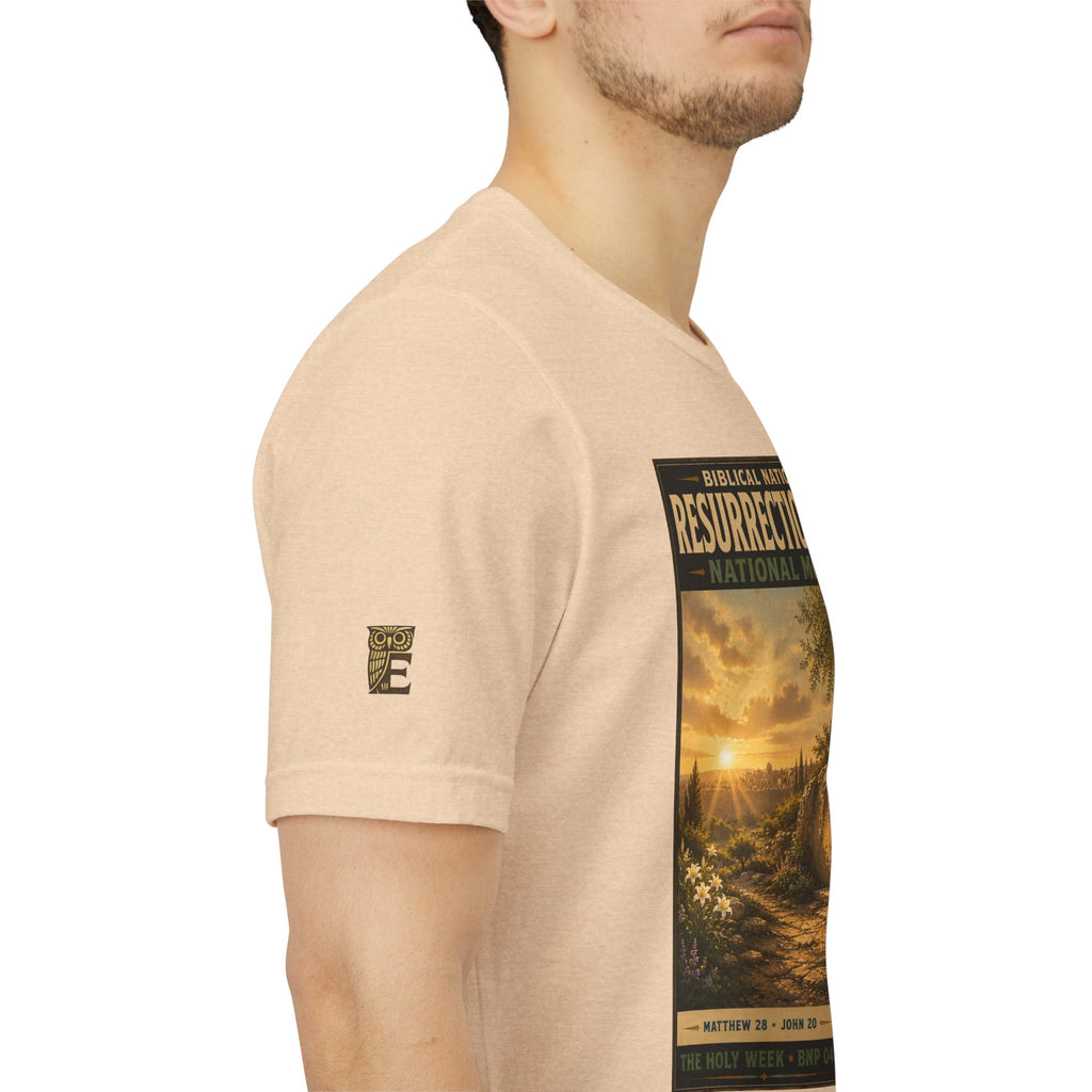 Biblical National Parks Collection VII- The Holy Week #041/041 | Matthew 28 - John 20 | Vintage nature poster Tee | Biblical national parks graphic shirt