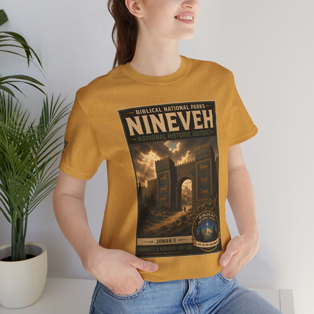 Biblical National Parks Collection V- Prophets & Wonders #029/030 Jonah 3 | Vintage nature poster Tee | Biblical national parks graphic shirt