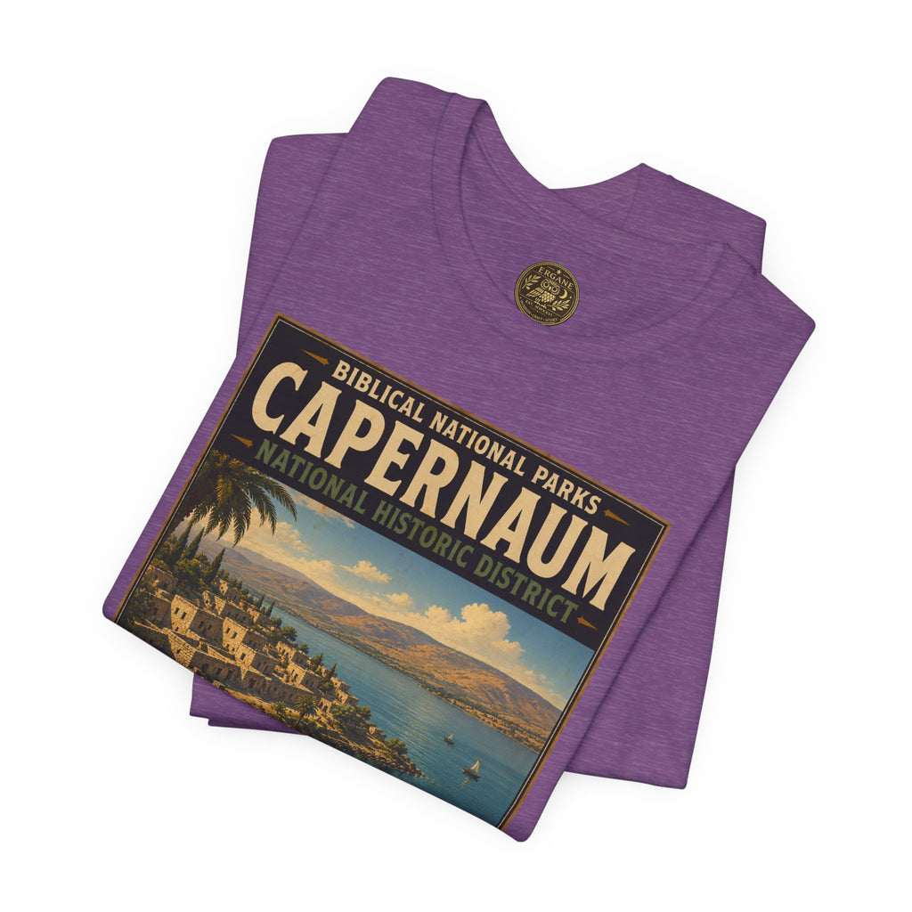 Biblical National Parks Collection VI- Galilee #032/035 Matthew 4 & Mark 1-2 | Vintage nature poster Tee | Biblical national parks graphic shirt