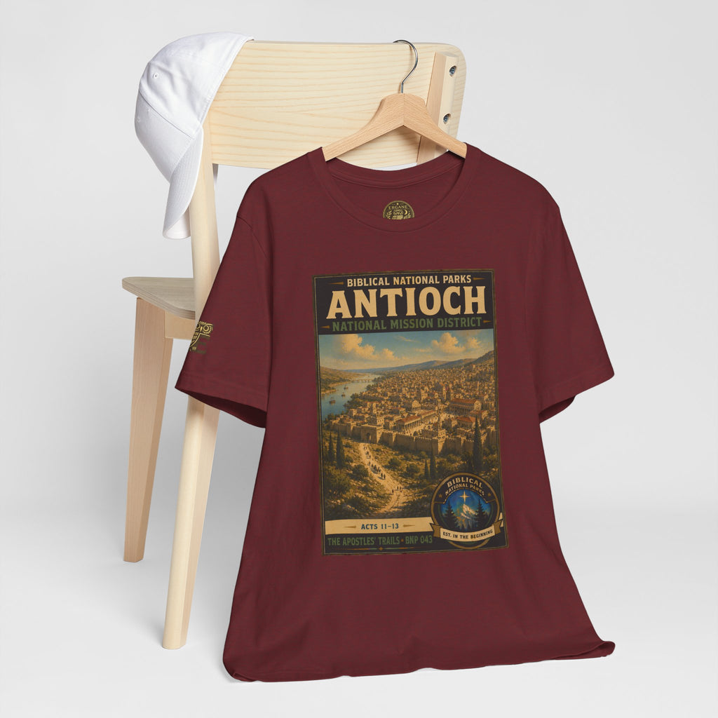 Biblical National Parks Collection VIII- The Apostles' Trails #043/049 | Acts 11-13 | Vintage nature poster Tee | Biblical national parks graphic shirt