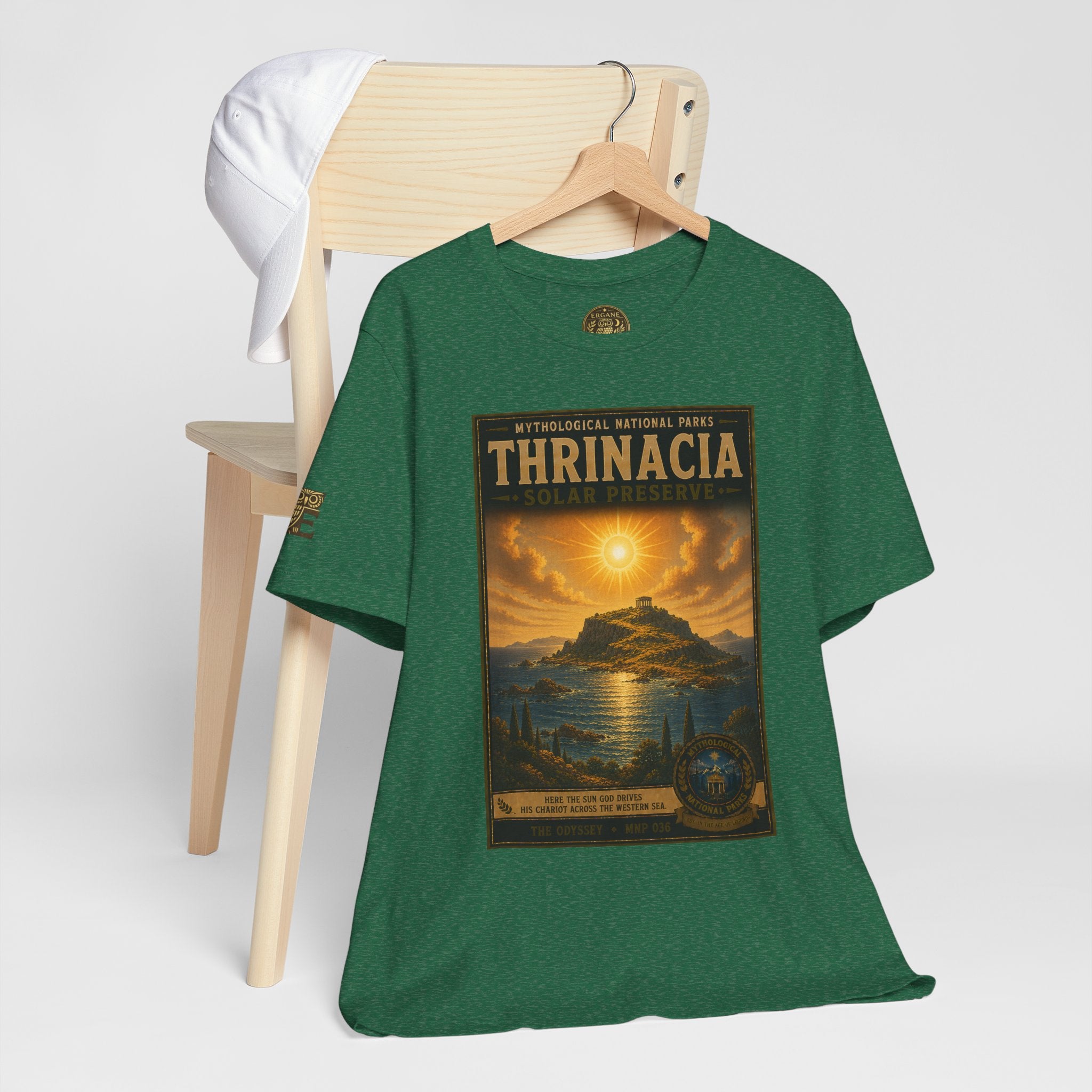Mythological National Parks Collection IV- #036-038 - THE ODYSSEY | Vintage nature poster Tee | Mythological National Parks graphic shirt