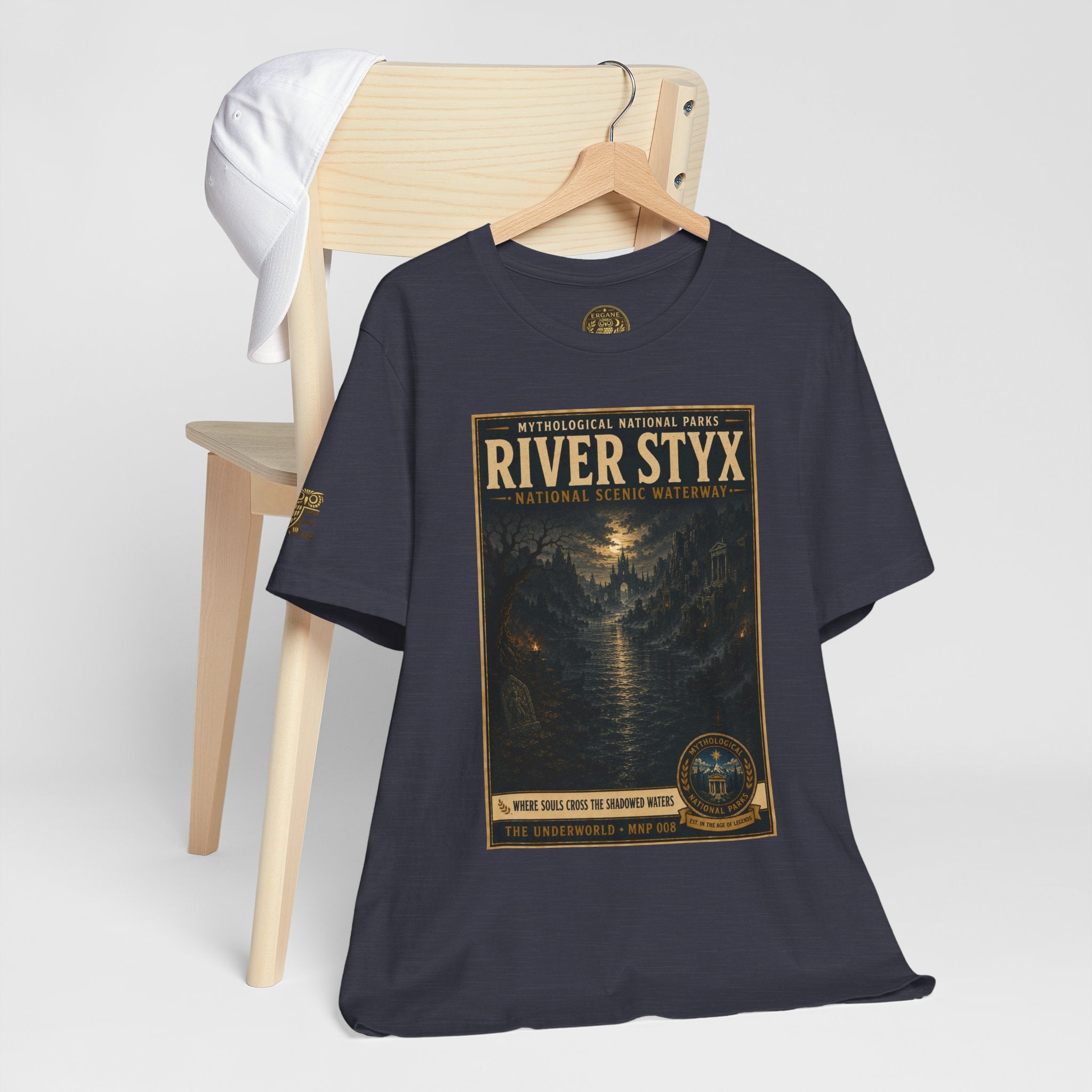 Mythological National Parks Collection II- #008-016 -The Underworld | Vintage nature poster Tee | Mythological National Parks graphic shirt