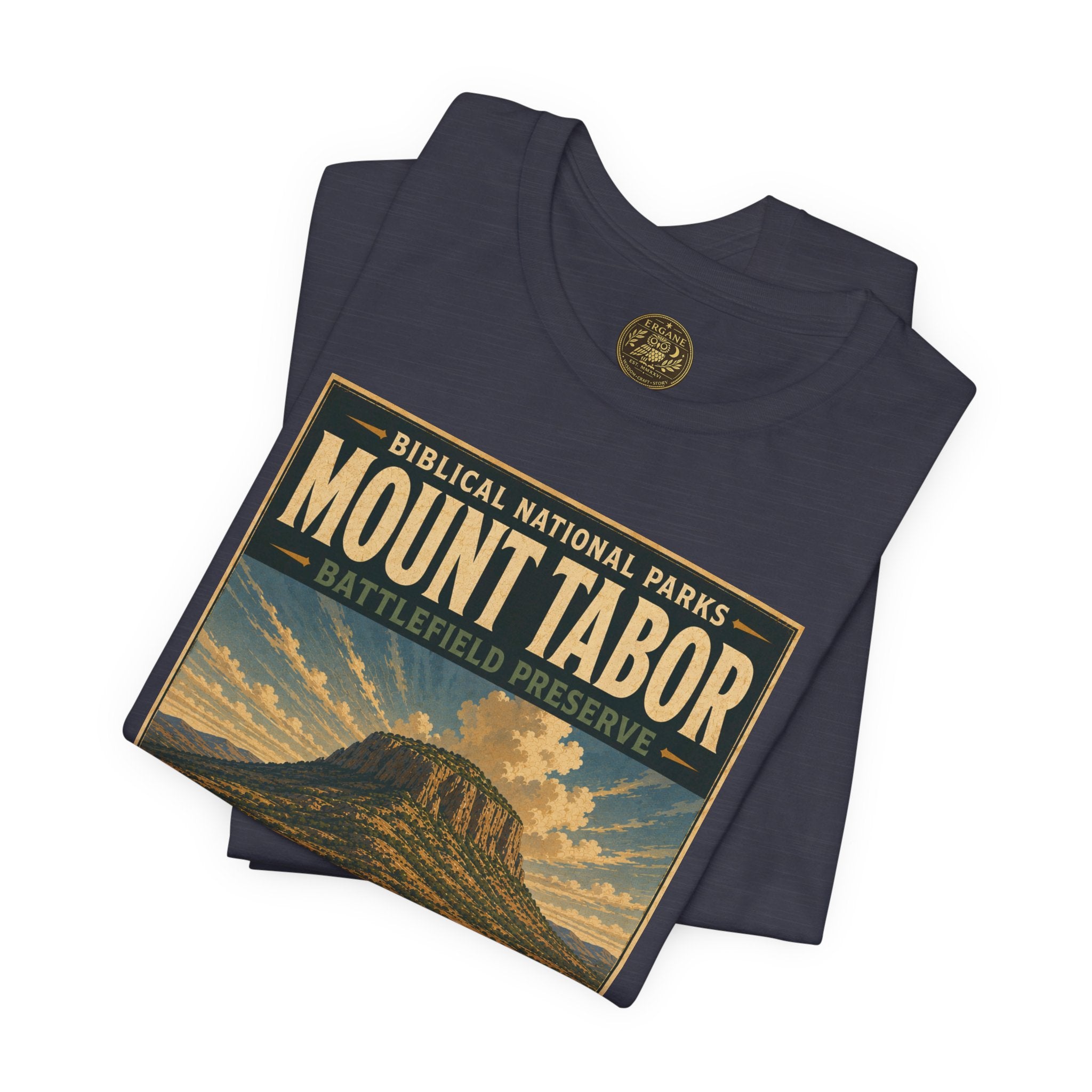 Biblical National Parks Collection IV- Heros & Battlefields #020/023 Judges 4 | Vintage nature poster Tee | Biblical national parks graphic shirt