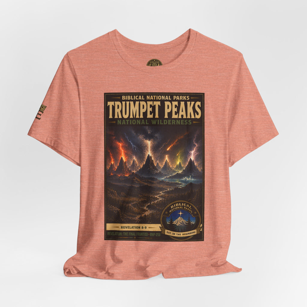 Biblical National Parks Collection X- #058/061 - Revelation: The Final Frontier | Revelation 8-9 | Vintage nature poster Tee | Biblical national parks graphic shirt