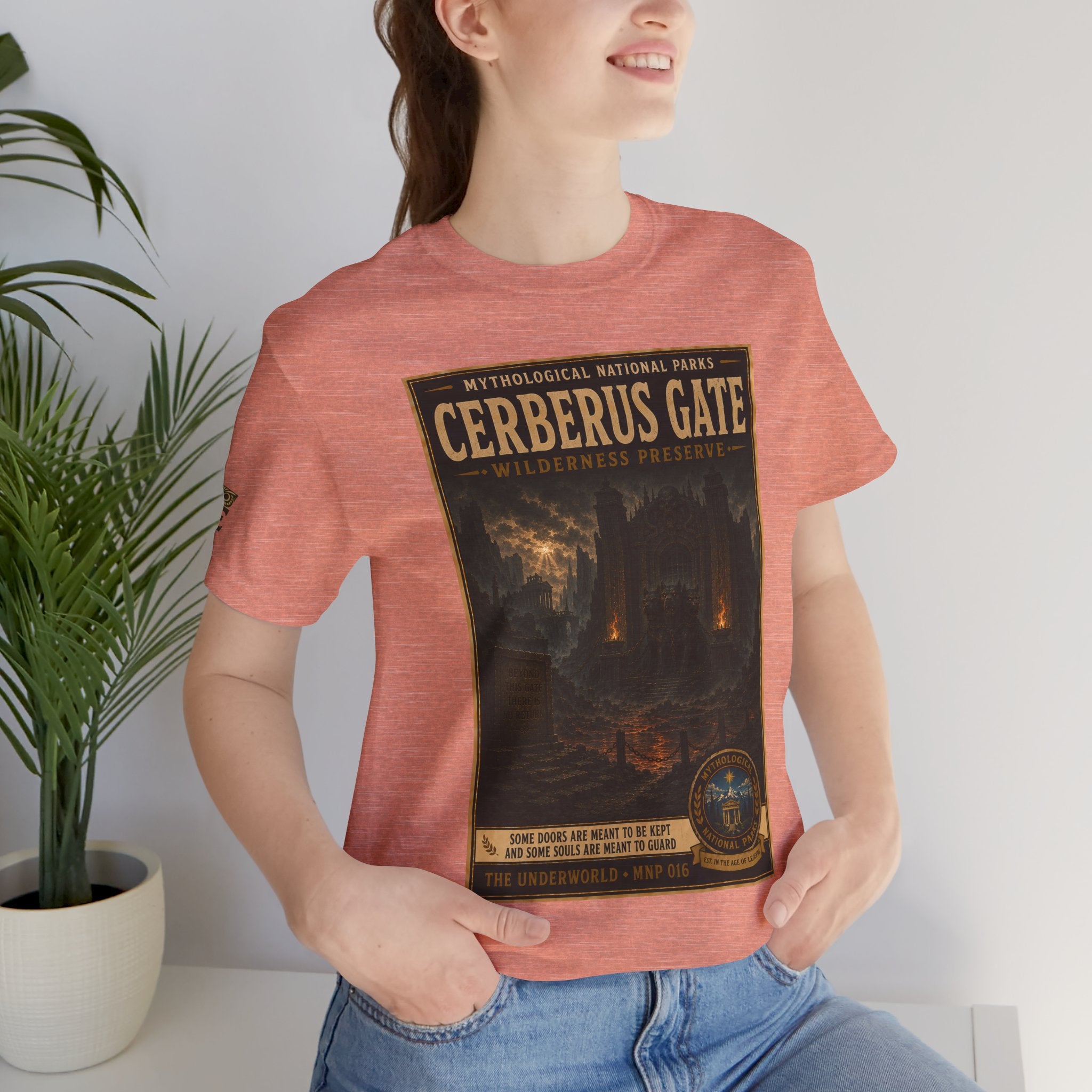 Mythological National Parks Collection II- #016-016 -The Underworld | Vintage nature poster Tee | Mythological National Parks graphic shirt