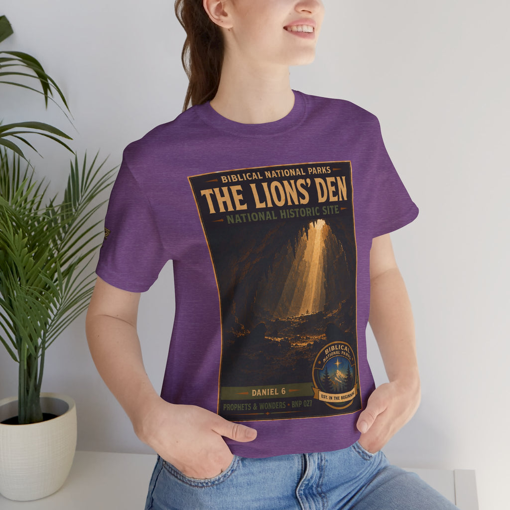 Biblical National Parks Collection V- Prophets & Wonders #027/030 Daniel 6 | Vintage nature poster Tee | Biblical national parks graphic shirt