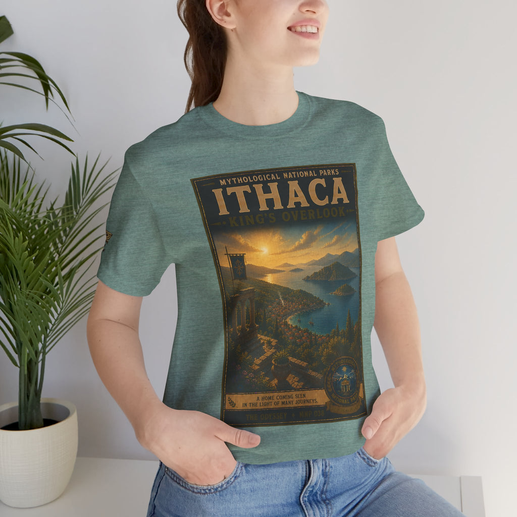 Mythological National Parks Collection IV- #038-038 - THE ODYSSEY | Vintage nature poster Tee | Mythological National Parks graphic shirt
