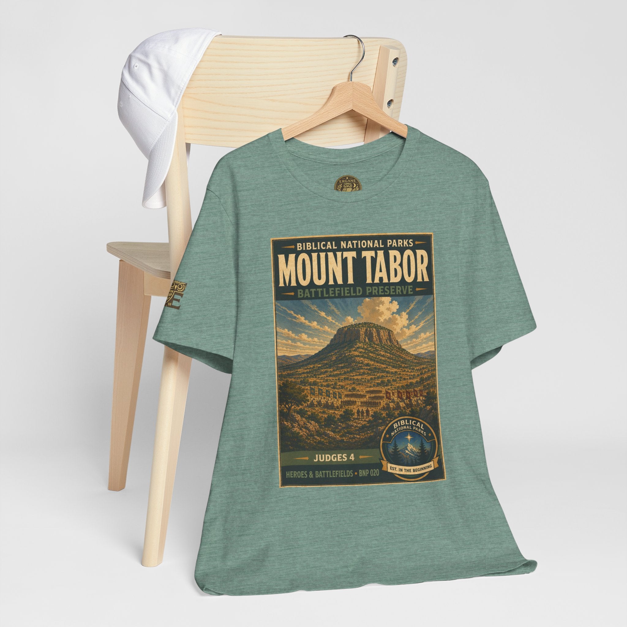 Biblical National Parks Collection IV- Heros & Battlefields #020/023 Judges 4 | Vintage nature poster Tee | Biblical national parks graphic shirt