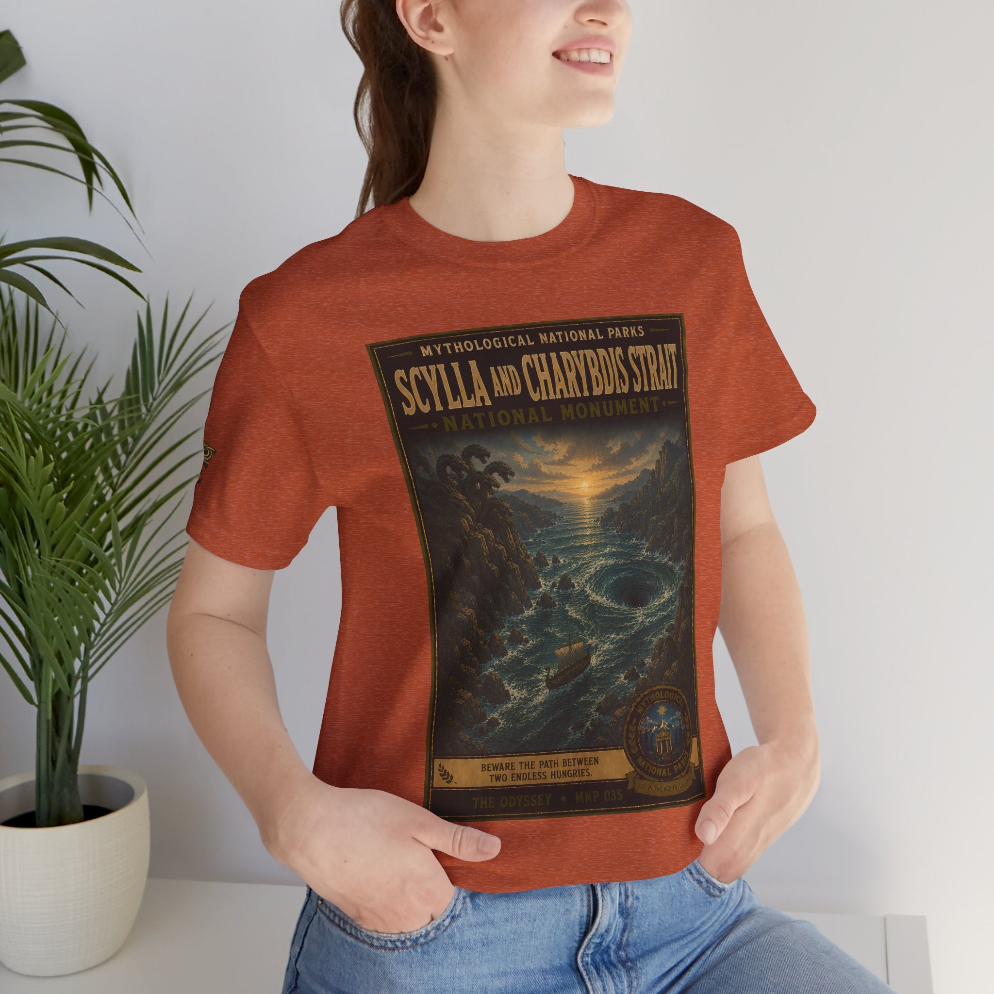 Mythological National Parks Collection IV- #035-038 - THE ODYSSEY | Vintage nature poster Tee | Mythological National Parks graphic shirt