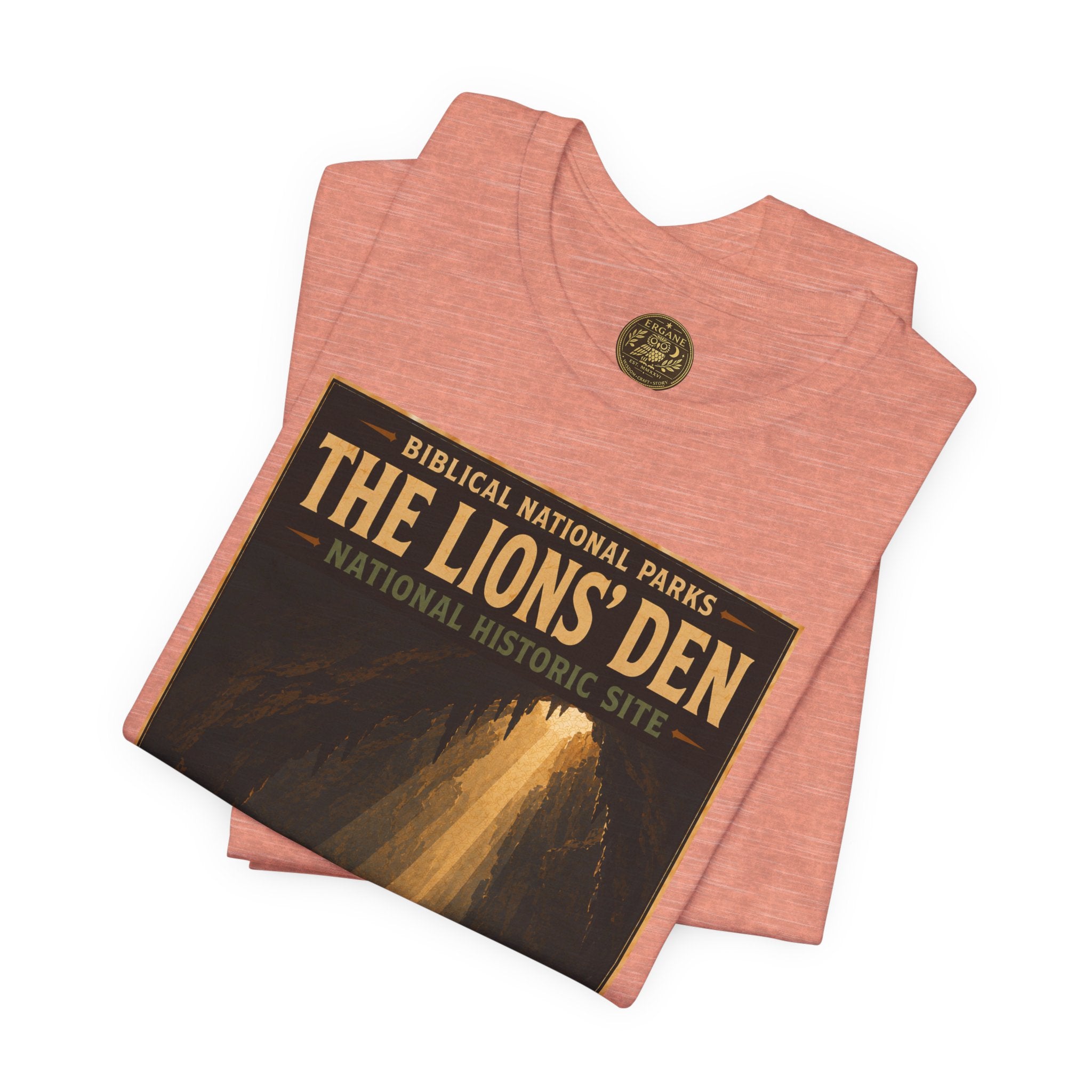 Biblical National Parks Collection V- Prophets & Wonders #027/030 Daniel 6 | Vintage nature poster Tee | Biblical national parks graphic shirt