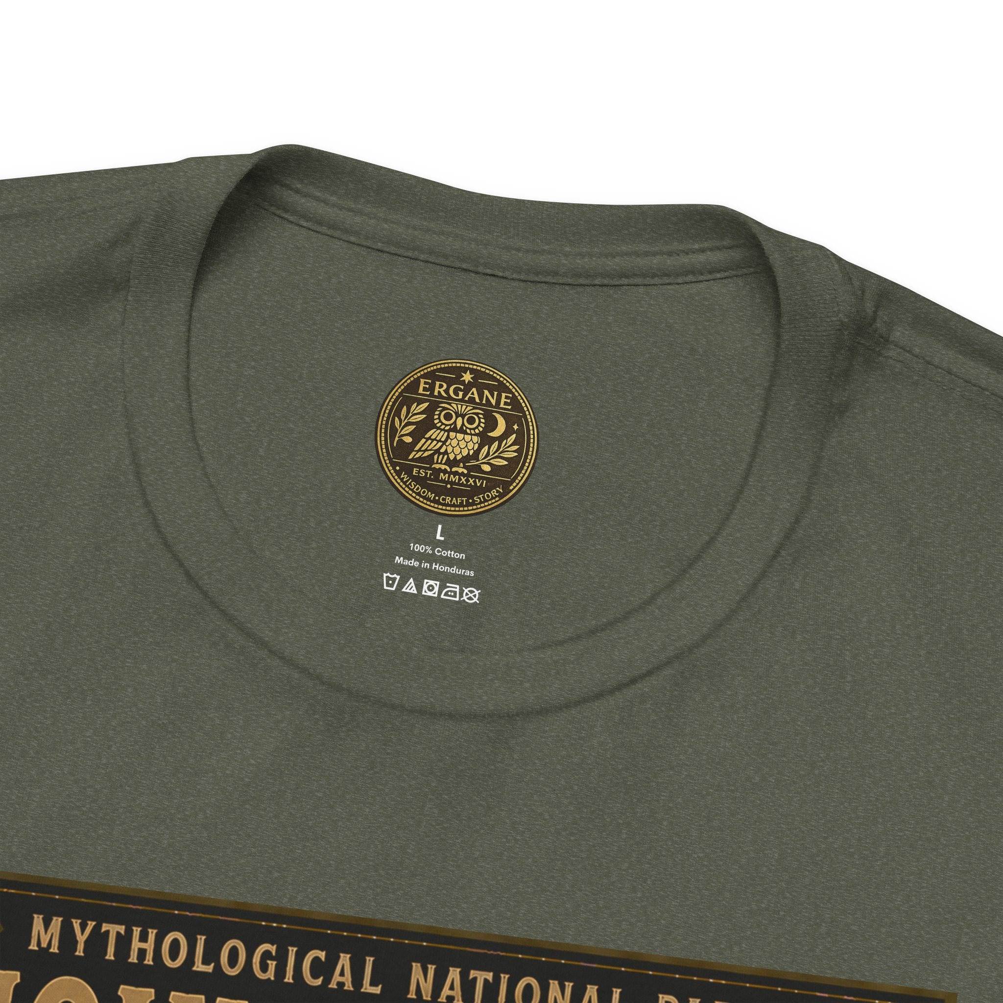 Mythological National Parks Collection III- #027-028 - Heros & Monsters | Vintage nature poster Tee | Mythological National Parks graphic shirt
