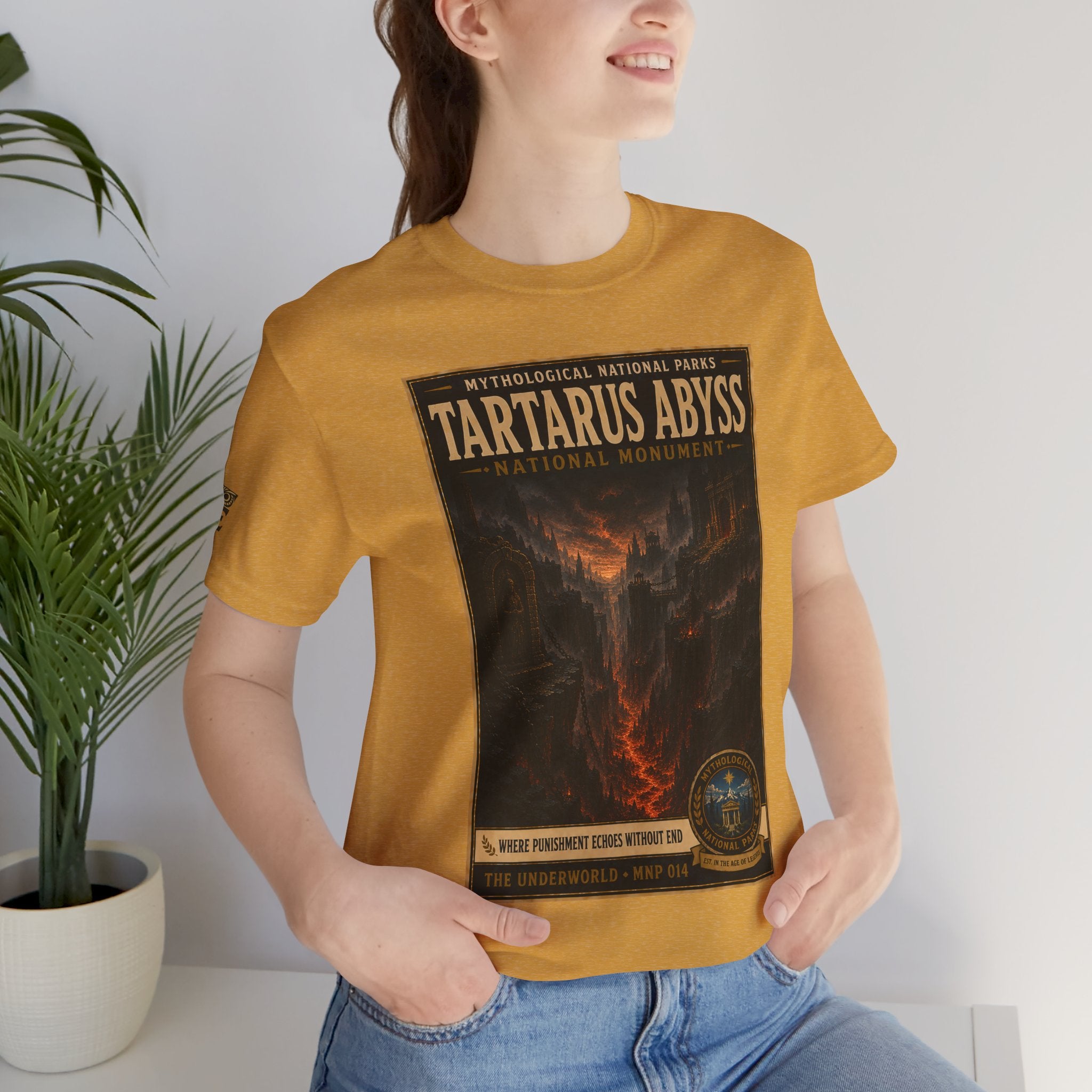 Mythological National Parks Collection II- #014-016 -The Underworld | Vintage nature poster Tee | Mythological National Parks graphic shirt