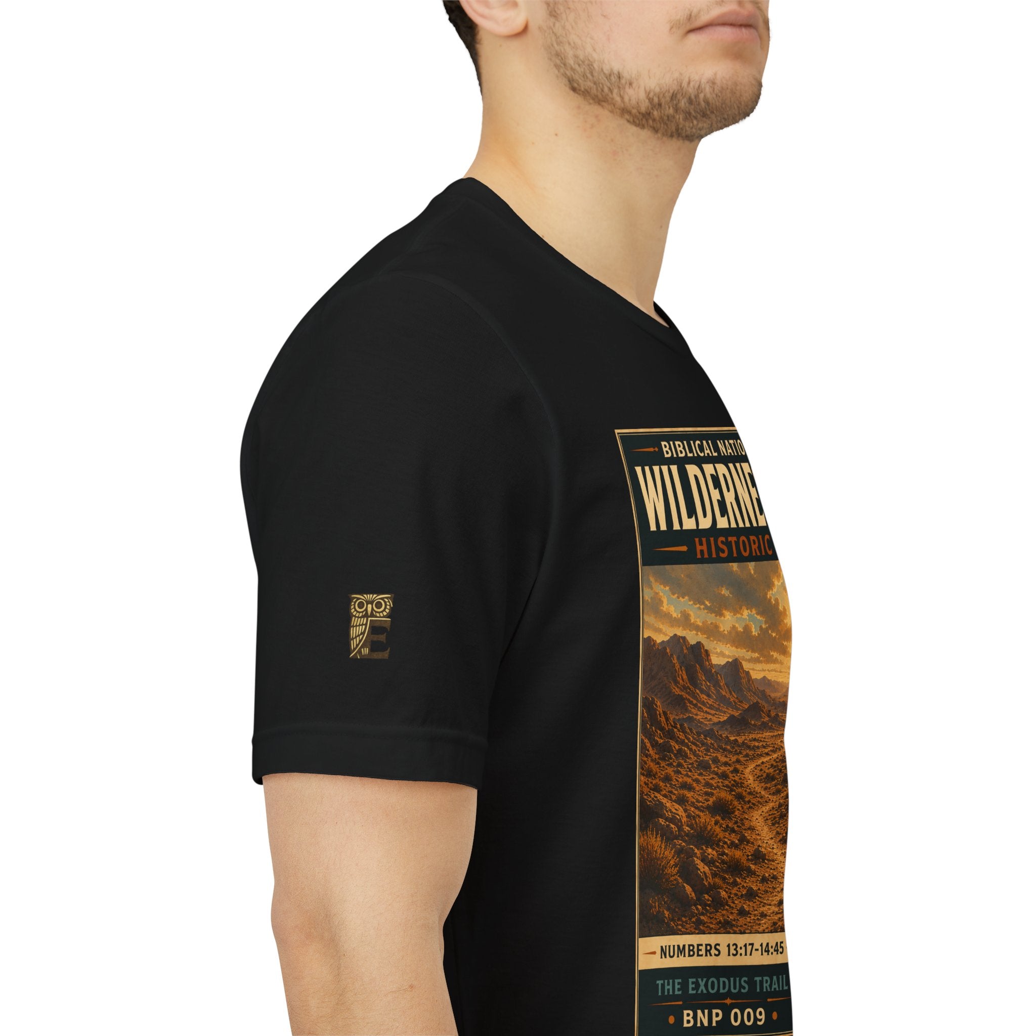 Biblical National Parks Collection II- The Exodus Trail #009/013 Exodus 13: 17 - 14:45 | Vintage nature poster Tee | Biblical national parks graphic shirt