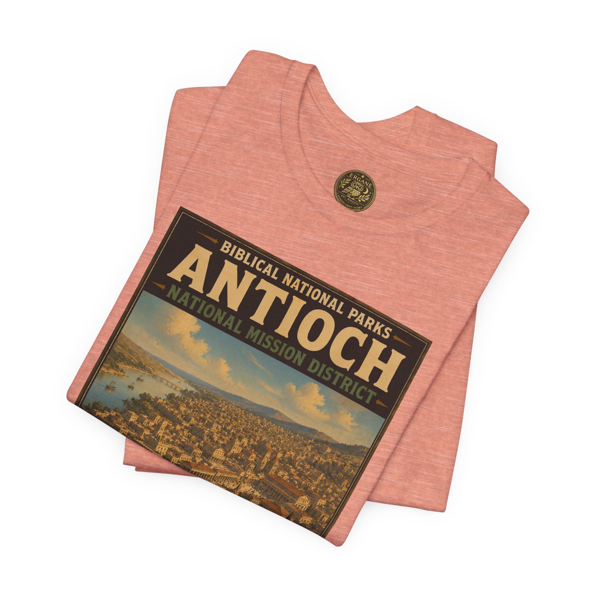 Biblical National Parks Collection VIII- The Apostles' Trails #043/049 | Acts 11-13 | Vintage nature poster Tee | Biblical national parks graphic shirt