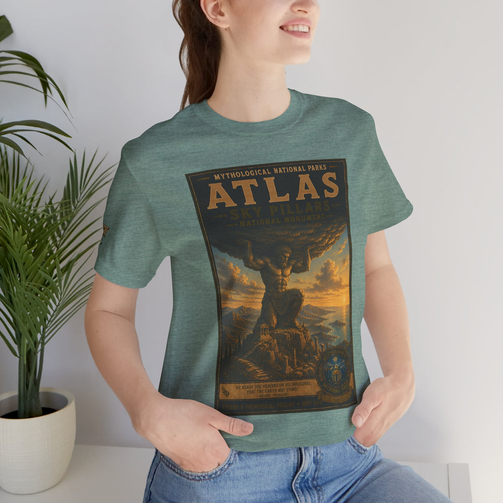 Mythological National Parks COLLECTION V- #044-050 TITANS & PRIMORDIAL REALMS | Vintage nature poster Tee | Mythological National Parks graphic shirt
