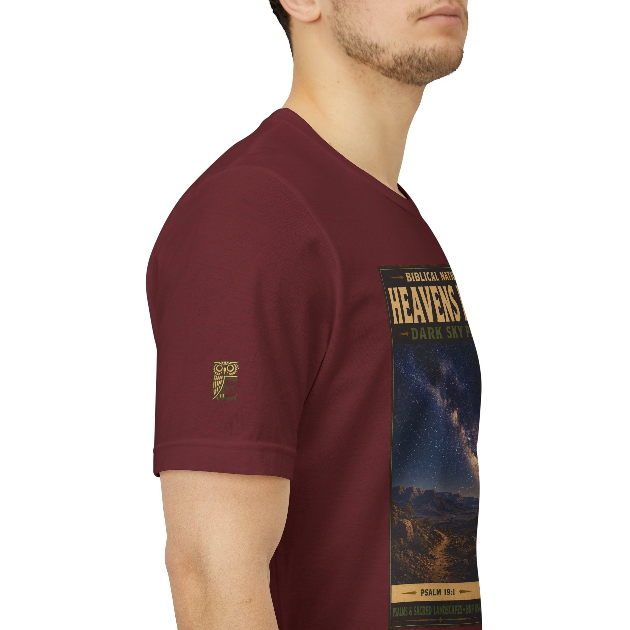 Biblical National Parks Collection IX- #054/054 -Psalms & Sacred Landscapes | Psalm 19:1 | Vintage nature poster Tee | Biblical national parks graphic shirt