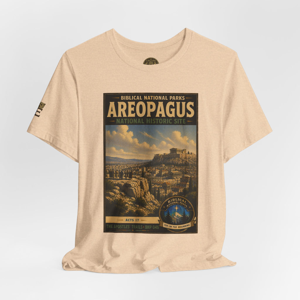 Biblical National Parks Collection VIII- The Apostles' Trails #046/049 | Acts 17 | Vintage nature poster Tee | Biblical national parks graphic shirt