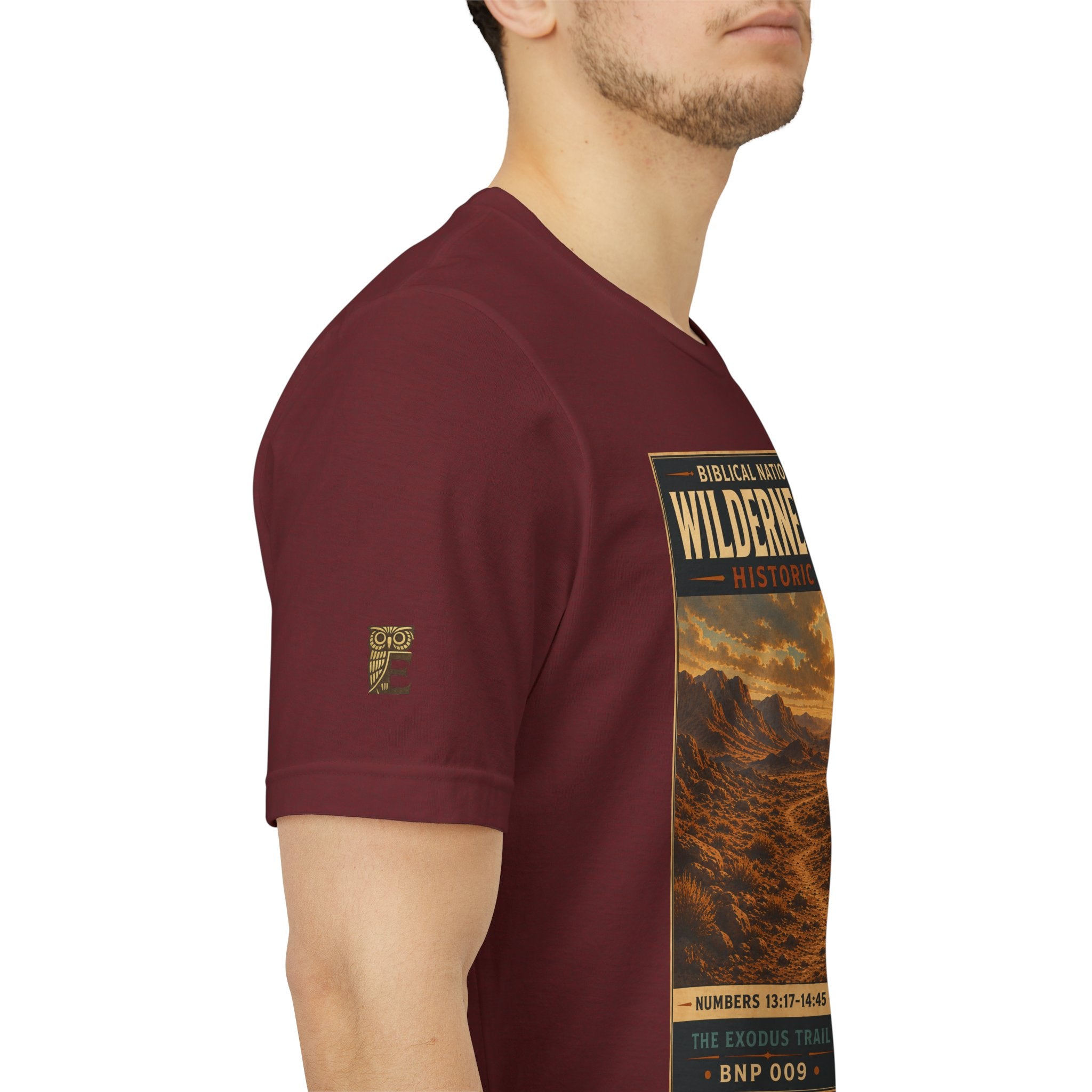 Biblical National Parks Collection II- The Exodus Trail #009/013 Exodus 13: 17 - 14:45 | Vintage nature poster Tee | Biblical national parks graphic shirt