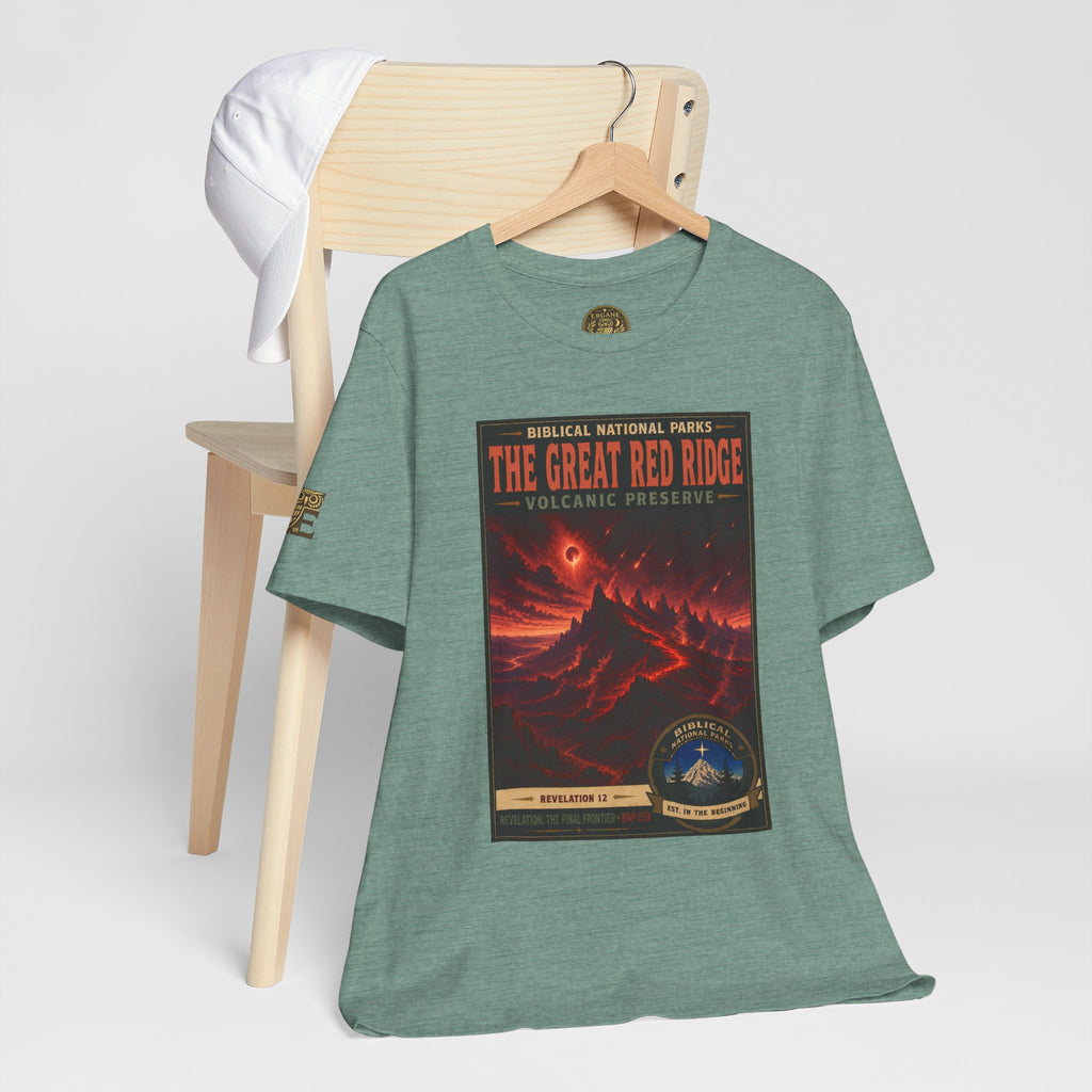 Biblical National Parks Collection X- #059/061 - Revelation: The Final Frontier | Revelation 12 | Vintage nature poster Tee | Biblical national parks graphic shirt