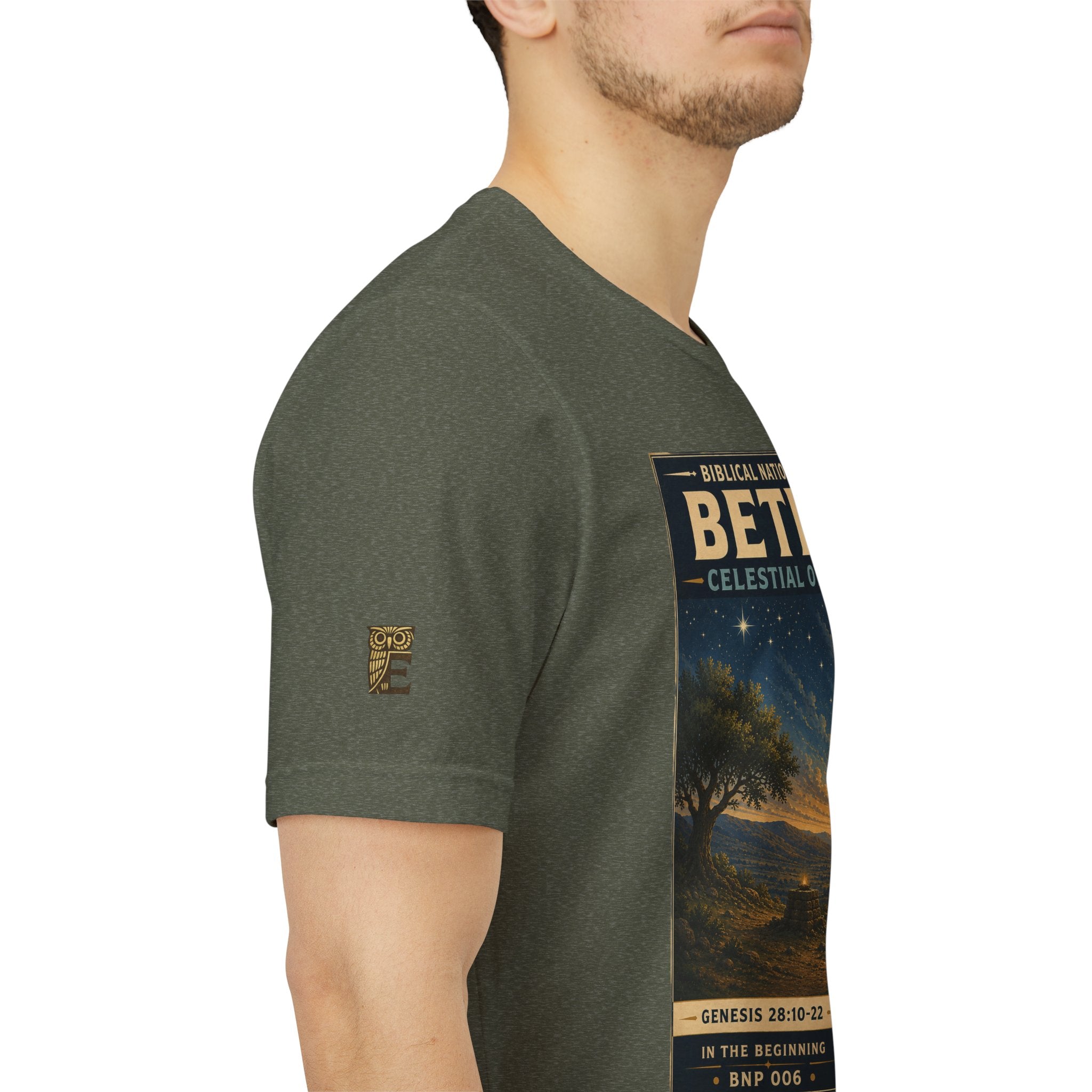 Biblical National Parks Collection I- In The Beginning #006/006 Genesis 28: 10-22 | Vintage nature poster Tee | Biblical national parks graphic shirt