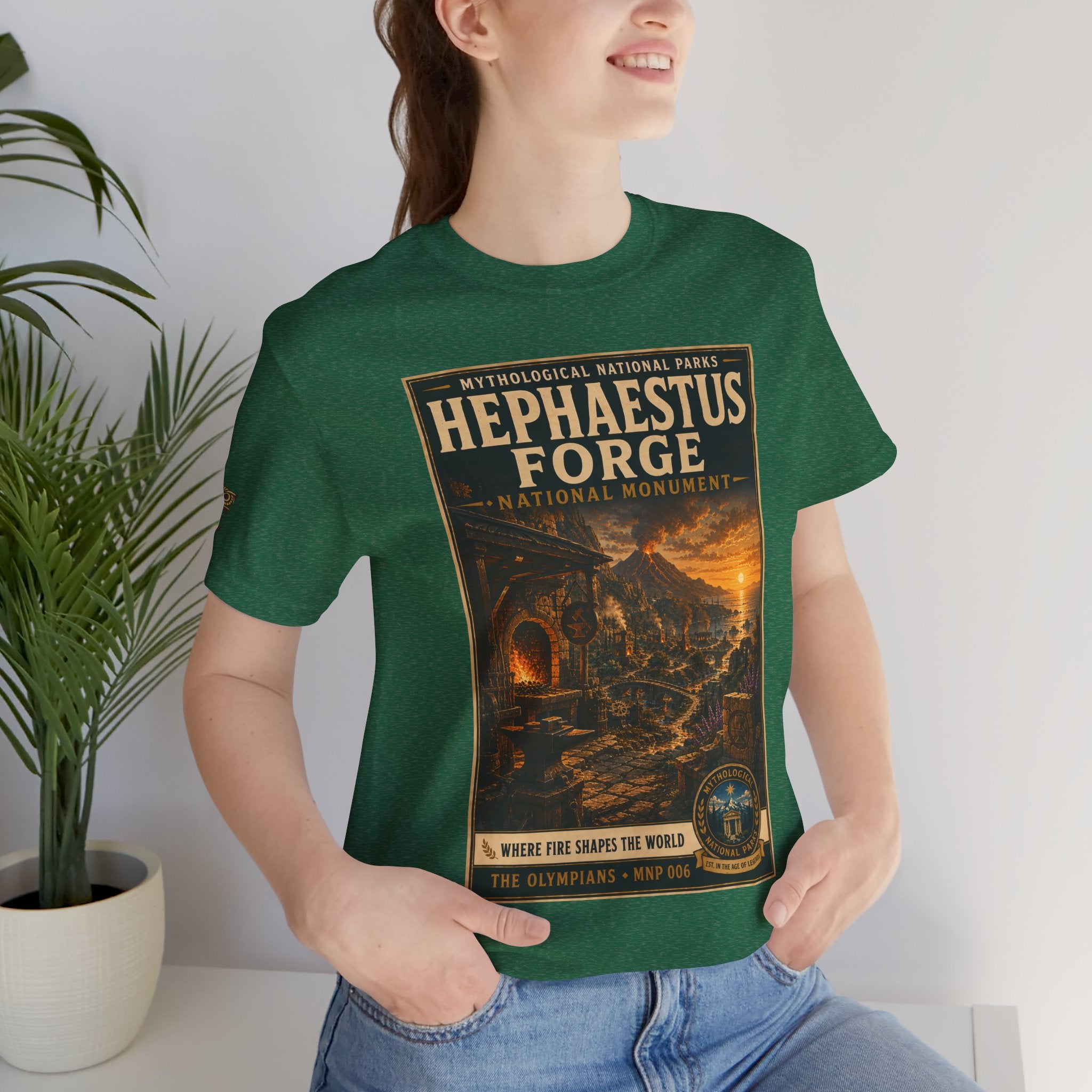 Mythological National Parks Collection I- #006-007 -The Olympians | Vintage nature poster Tee | Mythological National Parks graphic shirt