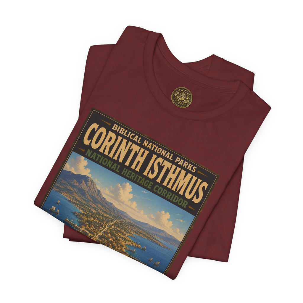 Biblical National Parks Collection VIII- The Apostles' Trails #047/049 | Acts 18 | Vintage nature poster Tee | Biblical national parks graphic shirt