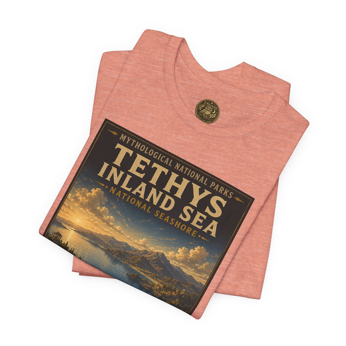 Mythological National Parks COLLECTION V- #043-050 TITANS & PRIMORDIAL REALMS | Vintage nature poster Tee | Mythological National Parks graphic shirt