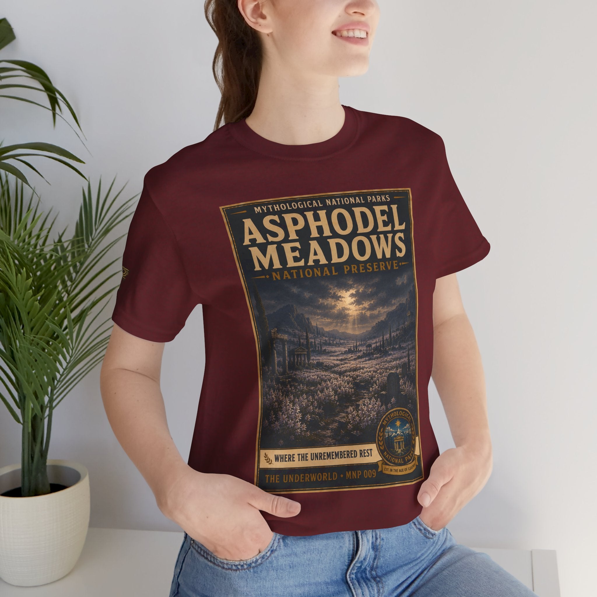 Mythological National Parks Collection II- #009-016 -The Underworld | Vintage nature poster Tee | Mythological National Parks graphic shirt