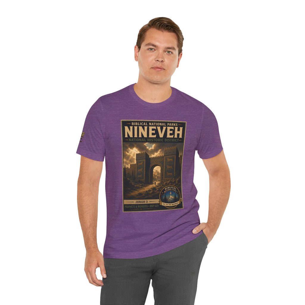 Biblical National Parks Collection V- Prophets & Wonders #029/030 Jonah 3 | Vintage nature poster Tee | Biblical national parks graphic shirt