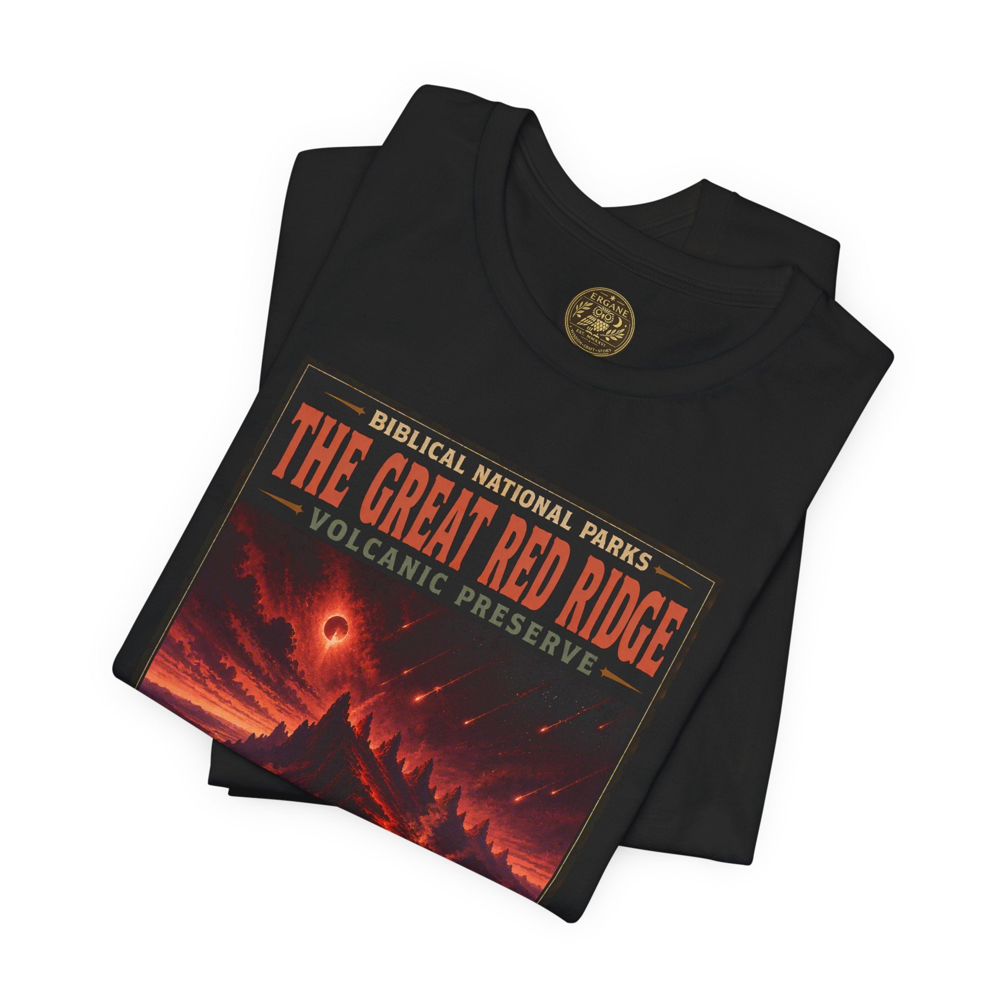 Biblical National Parks Collection X- #059/061 - Revelation: The Final Frontier | Revelation 12 | Vintage nature poster Tee | Biblical national parks graphic shirt
