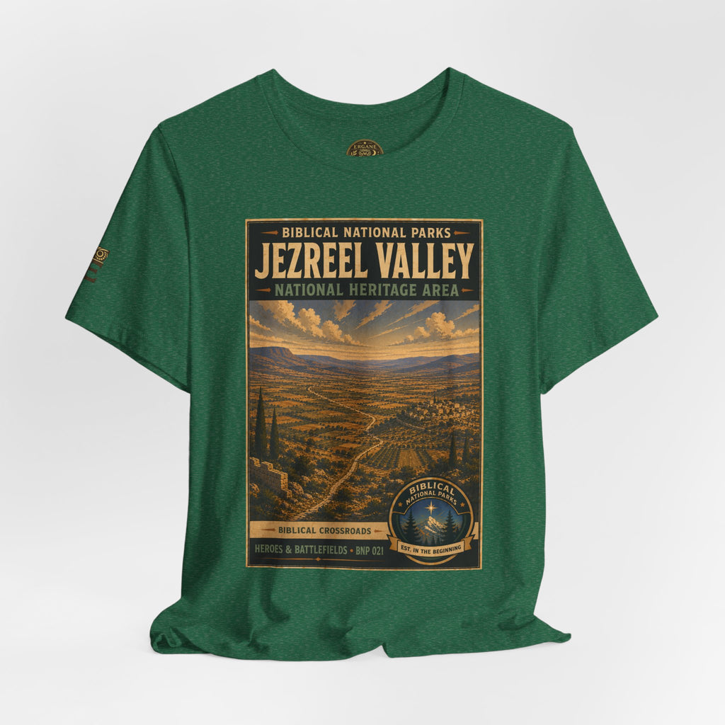 Biblical National Parks Collection IV- Heros & Battlefields #021/023 Biblical Crossroads | Vintage nature poster Tee | Biblical national parks graphic shirt