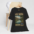 Biblical National Parks Collection IX- #051/054 -Psalms & Sacred Landscapes | Psalm 23:2 | Vintage nature poster Tee | Biblical national parks graphic shirt