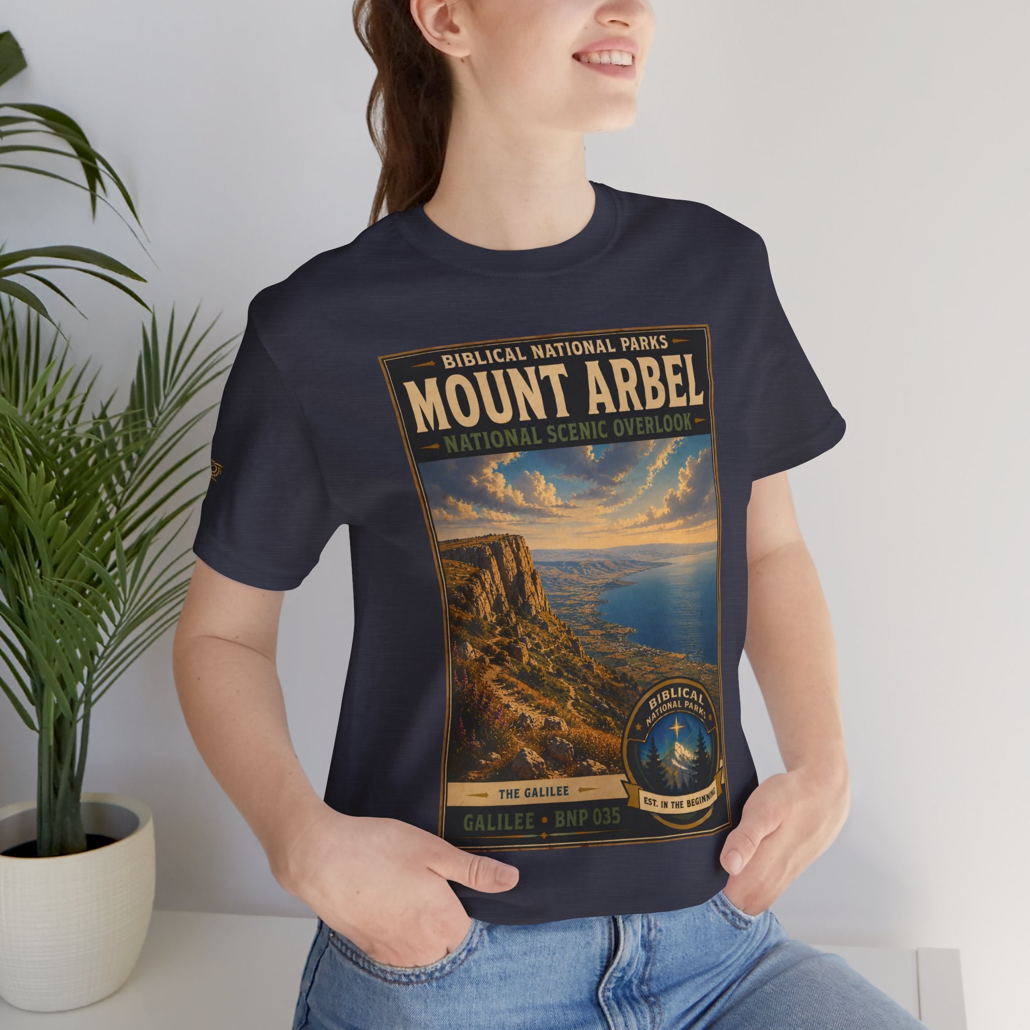 Biblical National Parks Collection VI- Galilee #035/035 The Galilee | Vintage nature poster Tee | Biblical national parks graphic shirt