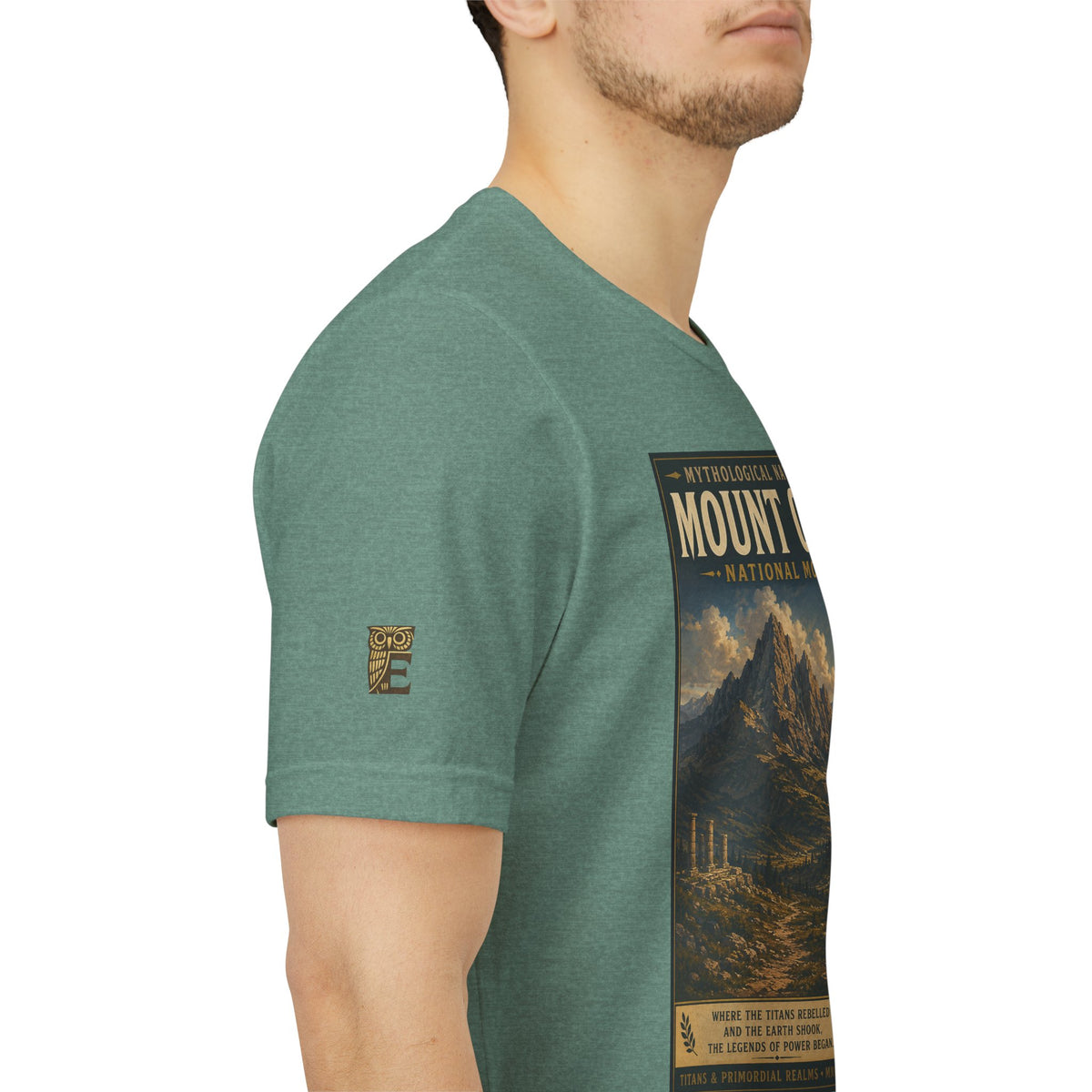 Mythological National Parks COLLECTION V- #039-050 TITANS & PRIMORDIAL REALMS | Vintage nature poster Tee | Mythological National Parks graphic shirt