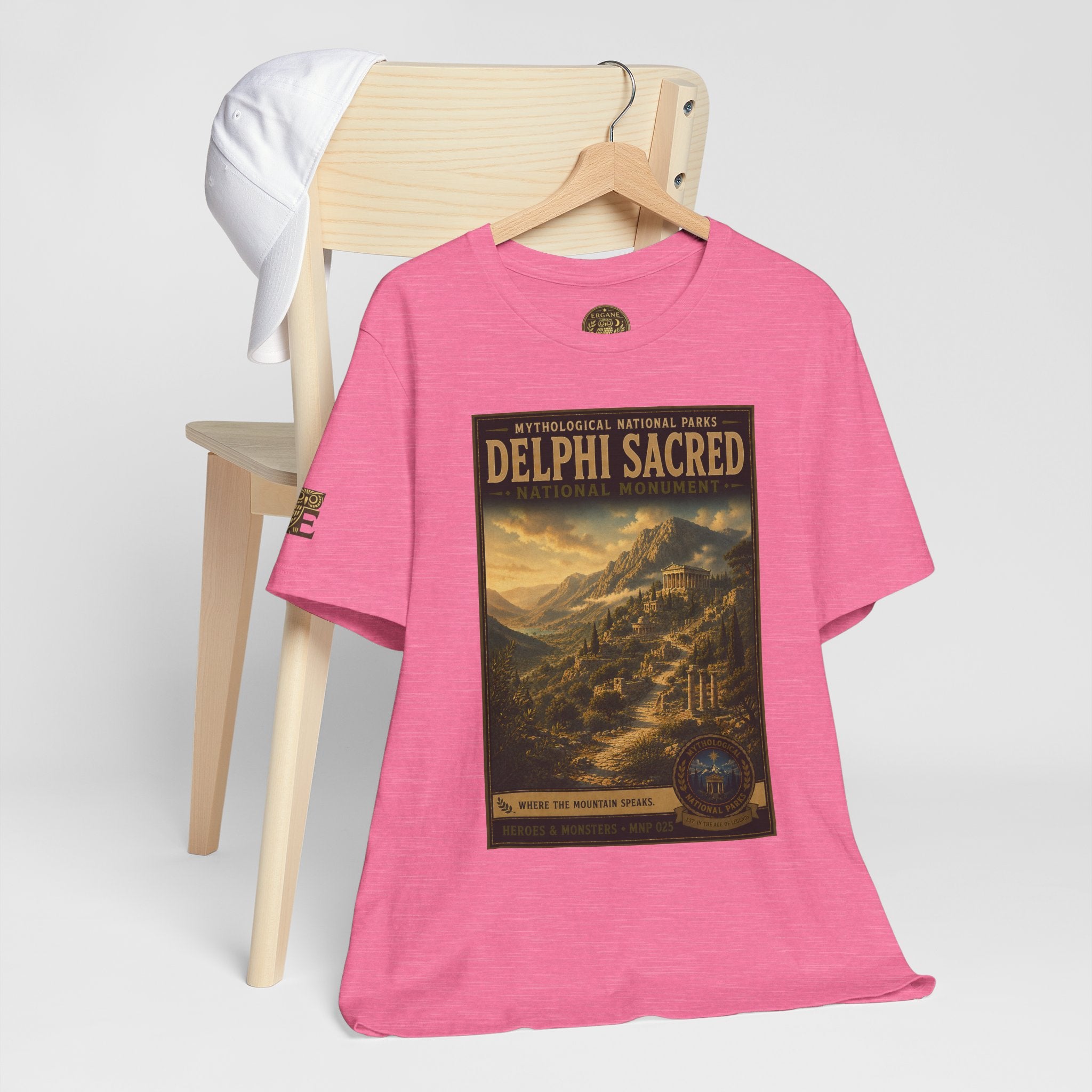 Mythological National Parks Collection III- #025-028 - Heros & Monsters | Vintage nature poster Tee | Mythological National Parks graphic shirt